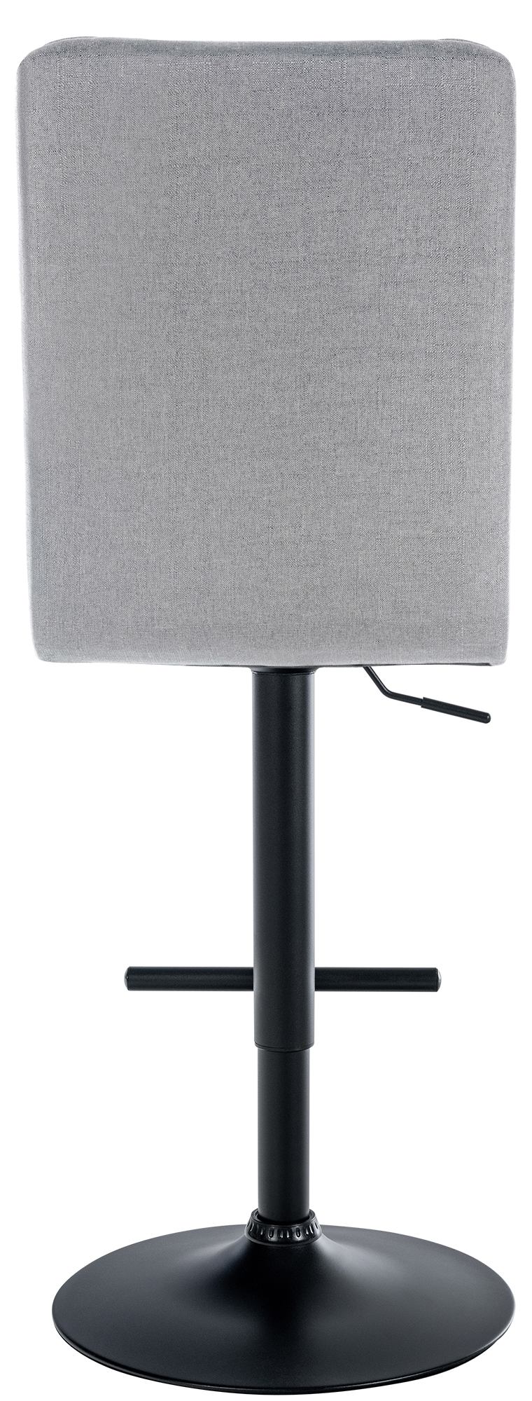 Tabouret de bar Peking en tissu réglable et pivotant