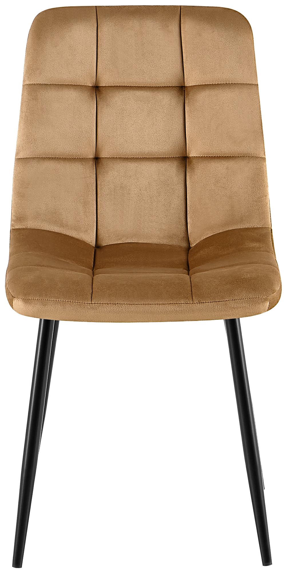 Chaise de salle a manger Antibes en velours