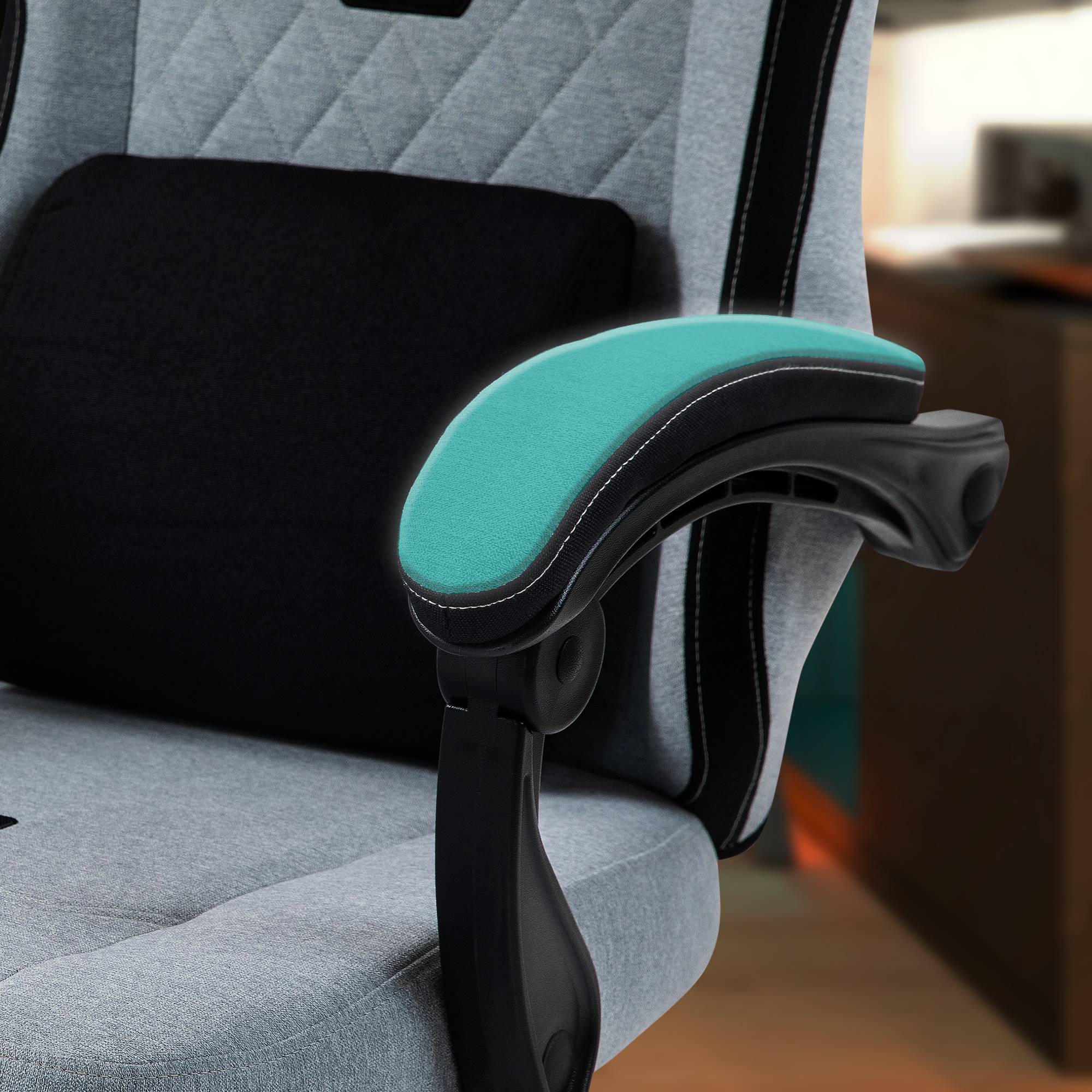 Chaise de bureau Miltona tissu