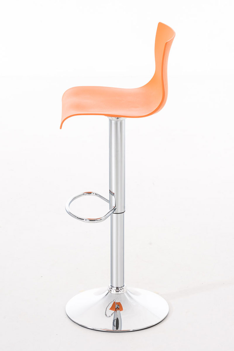 Lot de 2 tabouret de bar Hover Assise Plastique et Piètement Métal chromé
