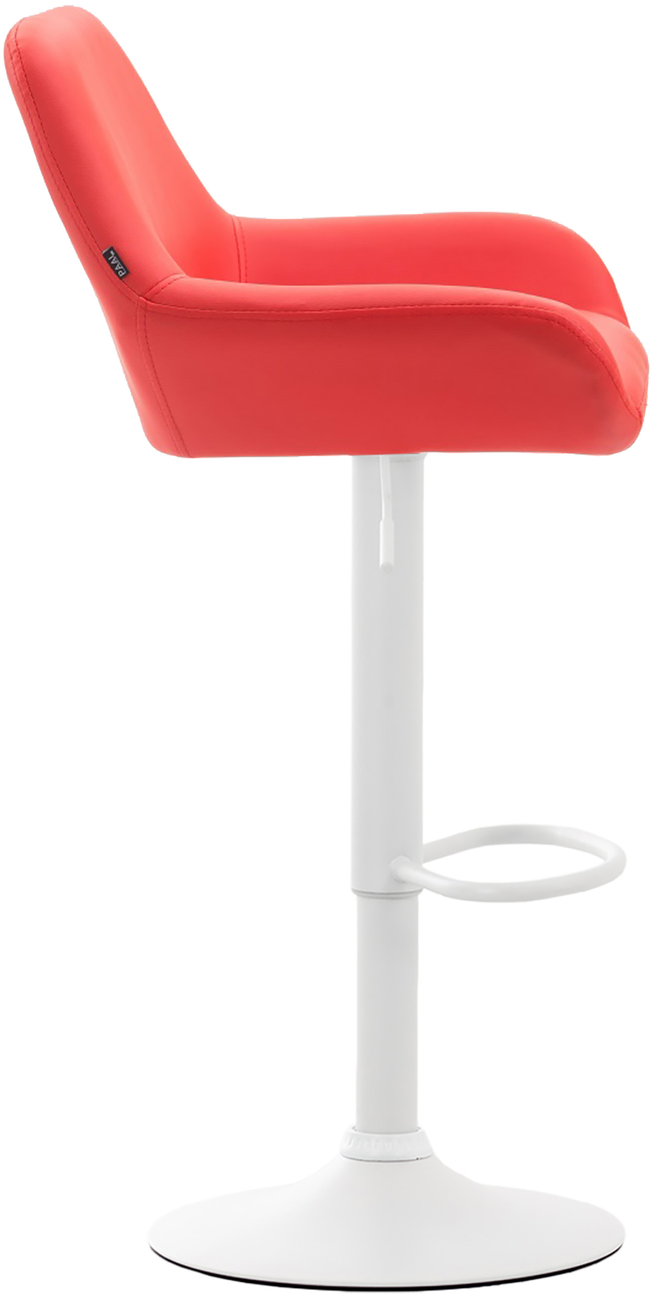 Lot de 2 tabourets de bar Braga en Similicuir