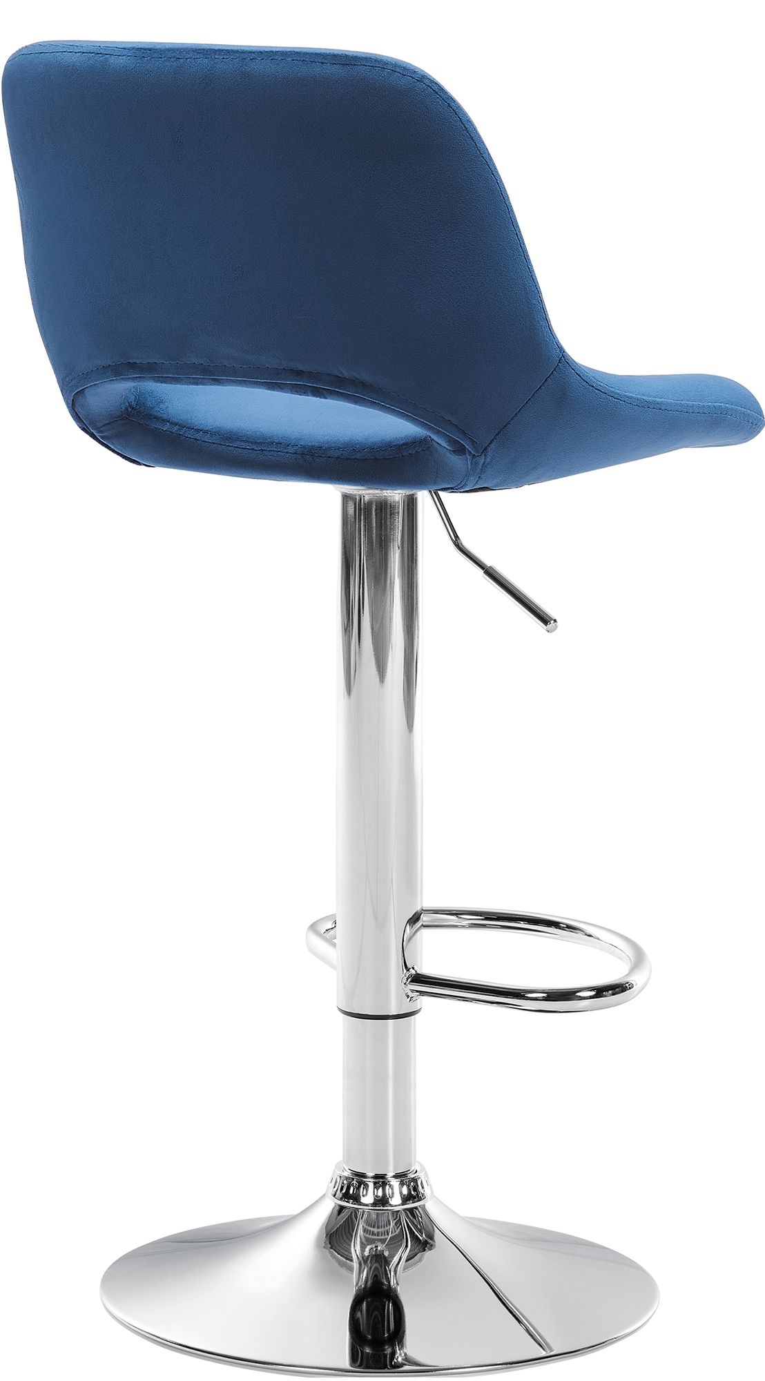 Lot de 2 tabourets de bar Camden velours