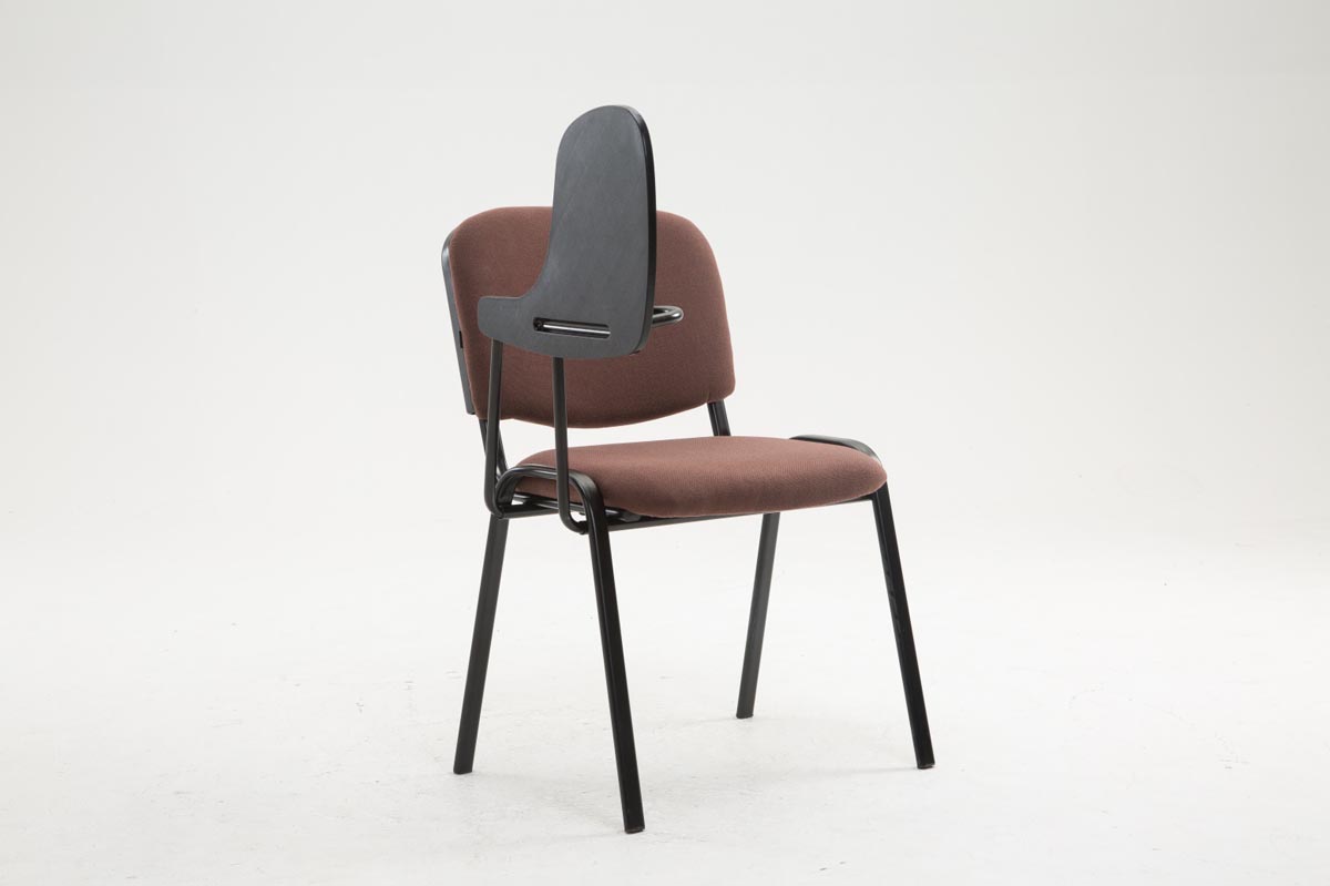 Chaise Ken en tissu avec tablette rabattable