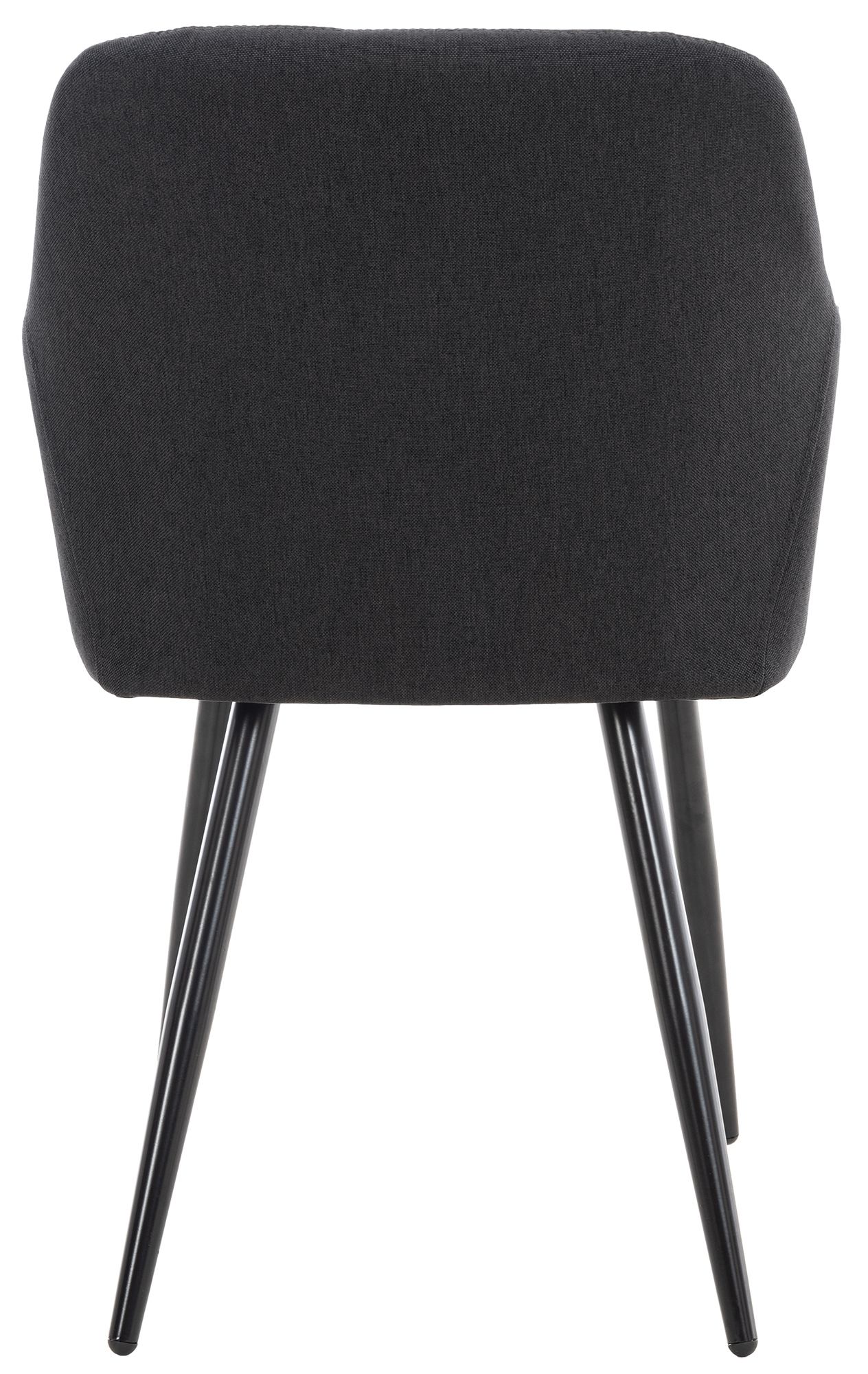 Chaise de salle à manger Shila avec Piètement en Métal noir