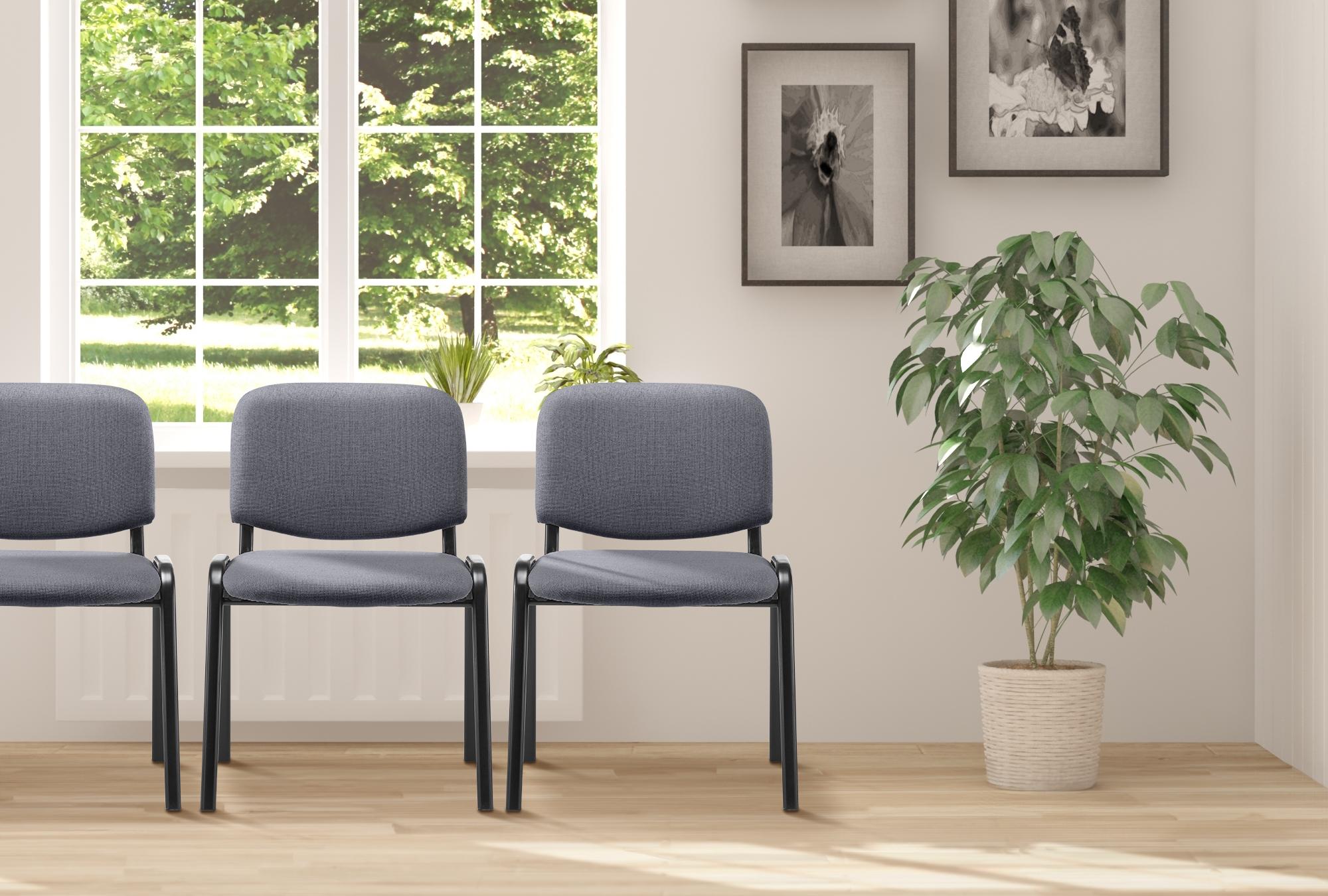 Chaise visiteur Ken tissu