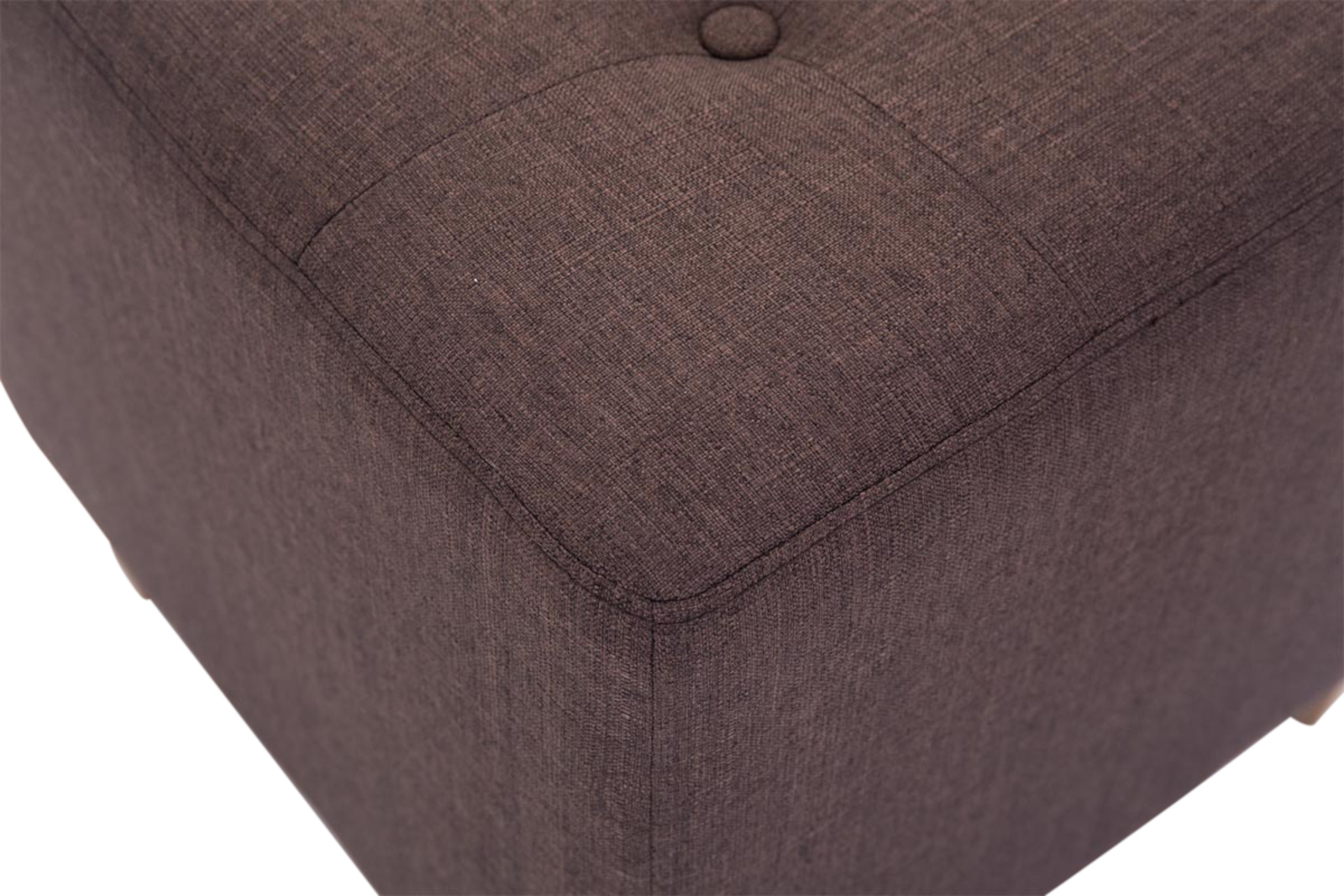 Lot de 2 tabourets bas Pharao en tissu