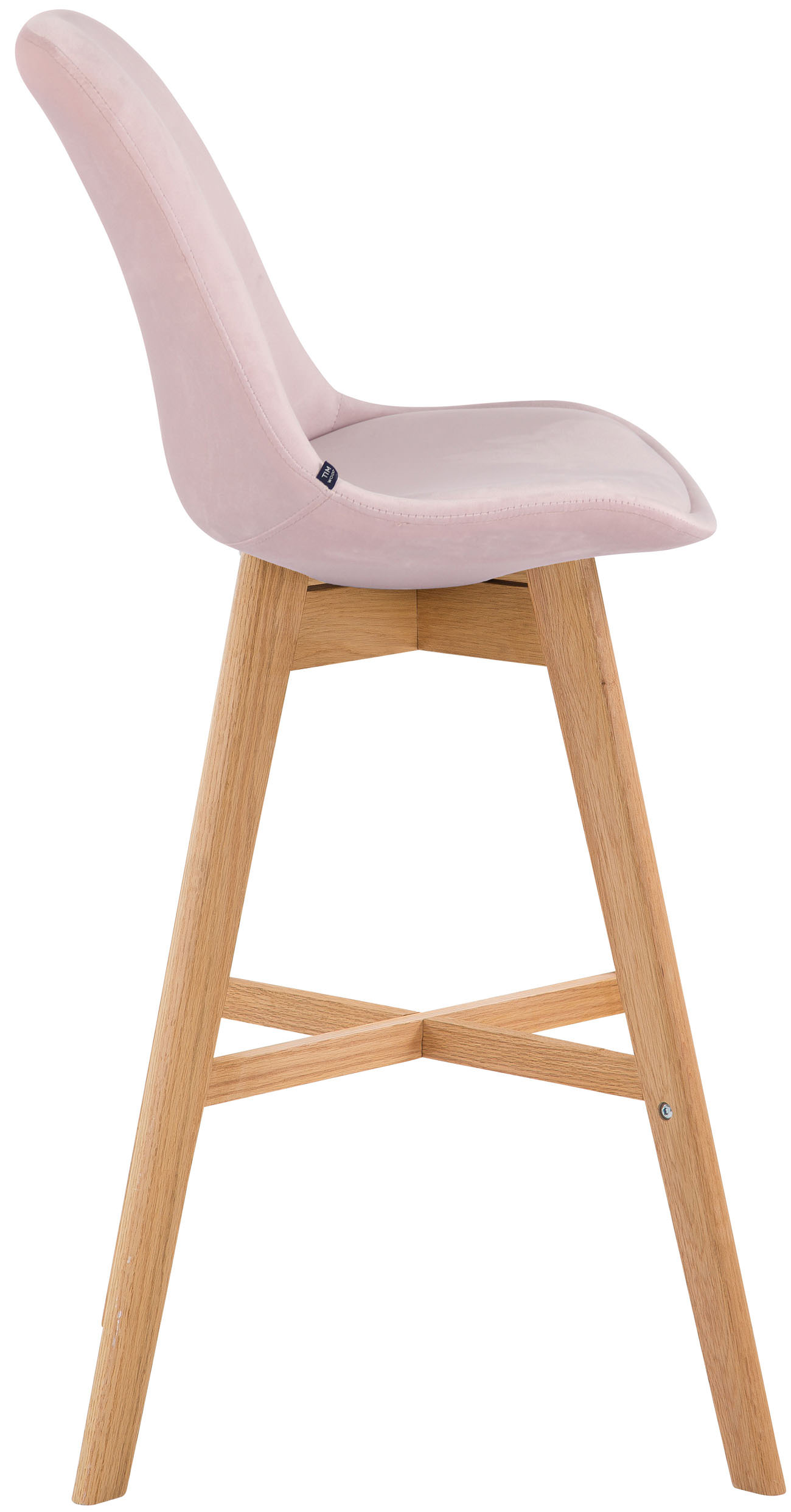 Lot de 2 tabourets de bar Cannes en velours