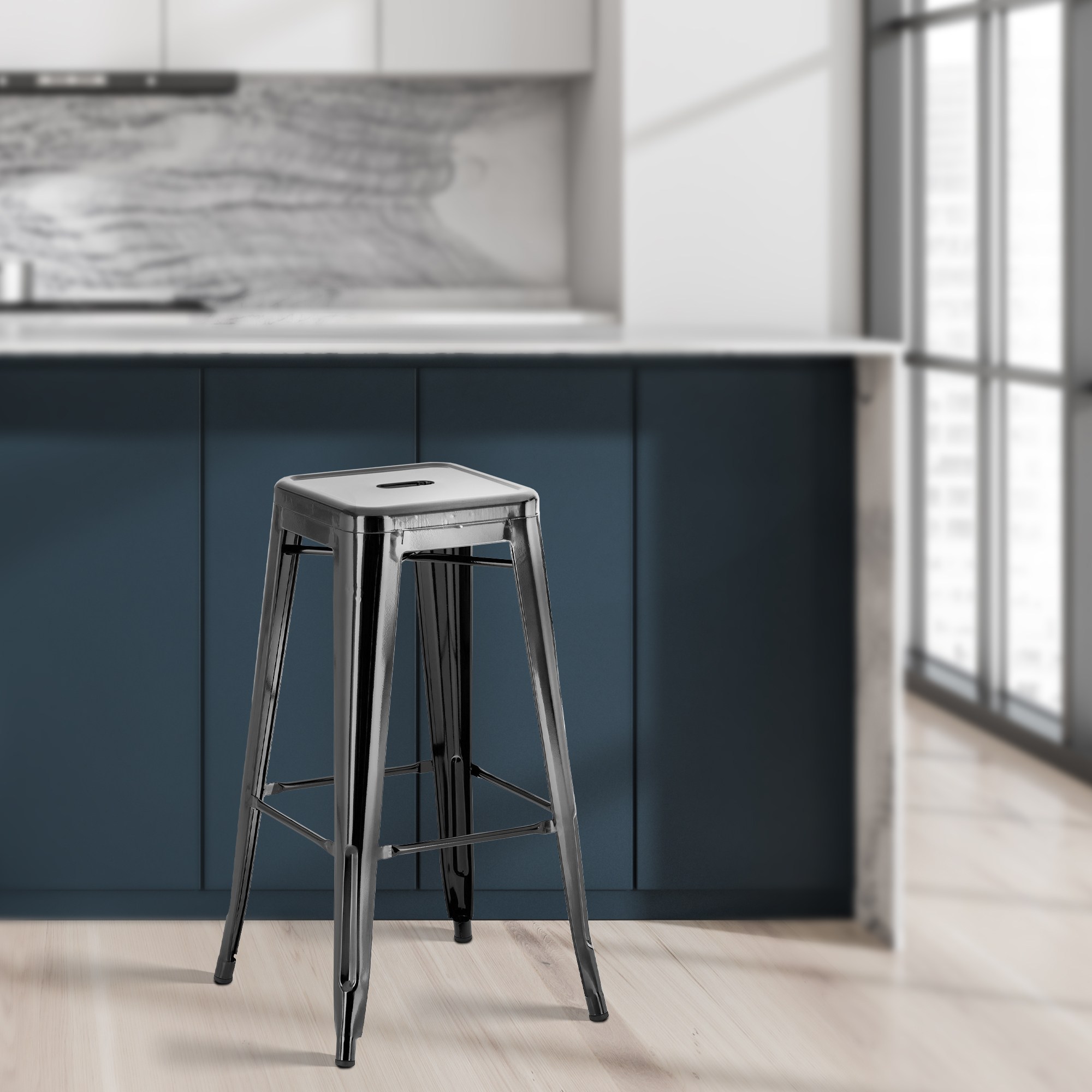 Lot de 4 tabourets de bar Joshua