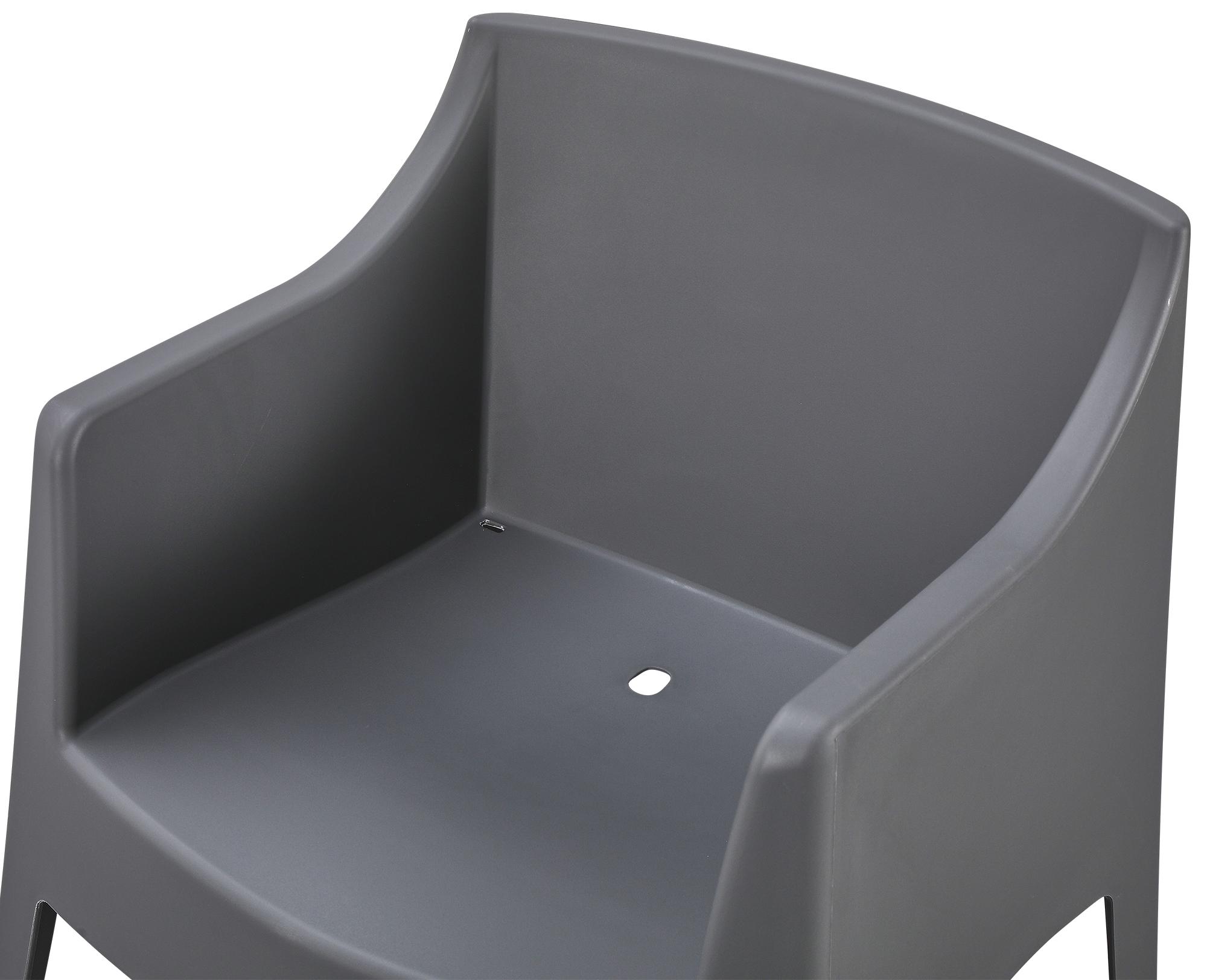 Ensemble de 4 chaises de jardin Bartal