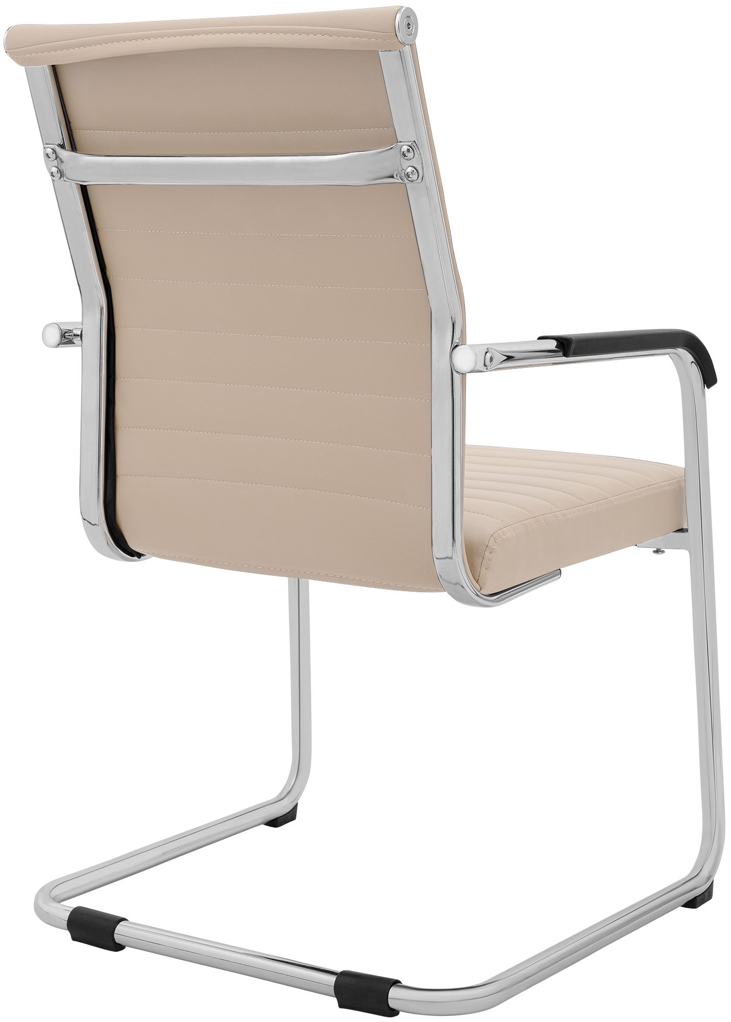 Chaise cantilever Hakon aspect cuir