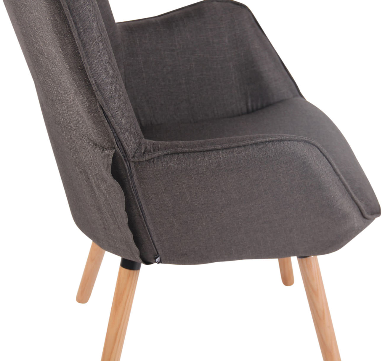 Chaise lounge Ashford en Tissu