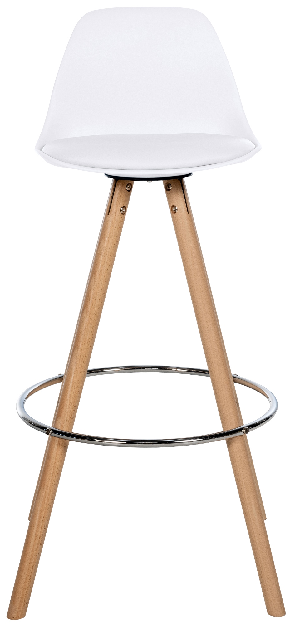 Tabouret de bar Corbin similicuir rond