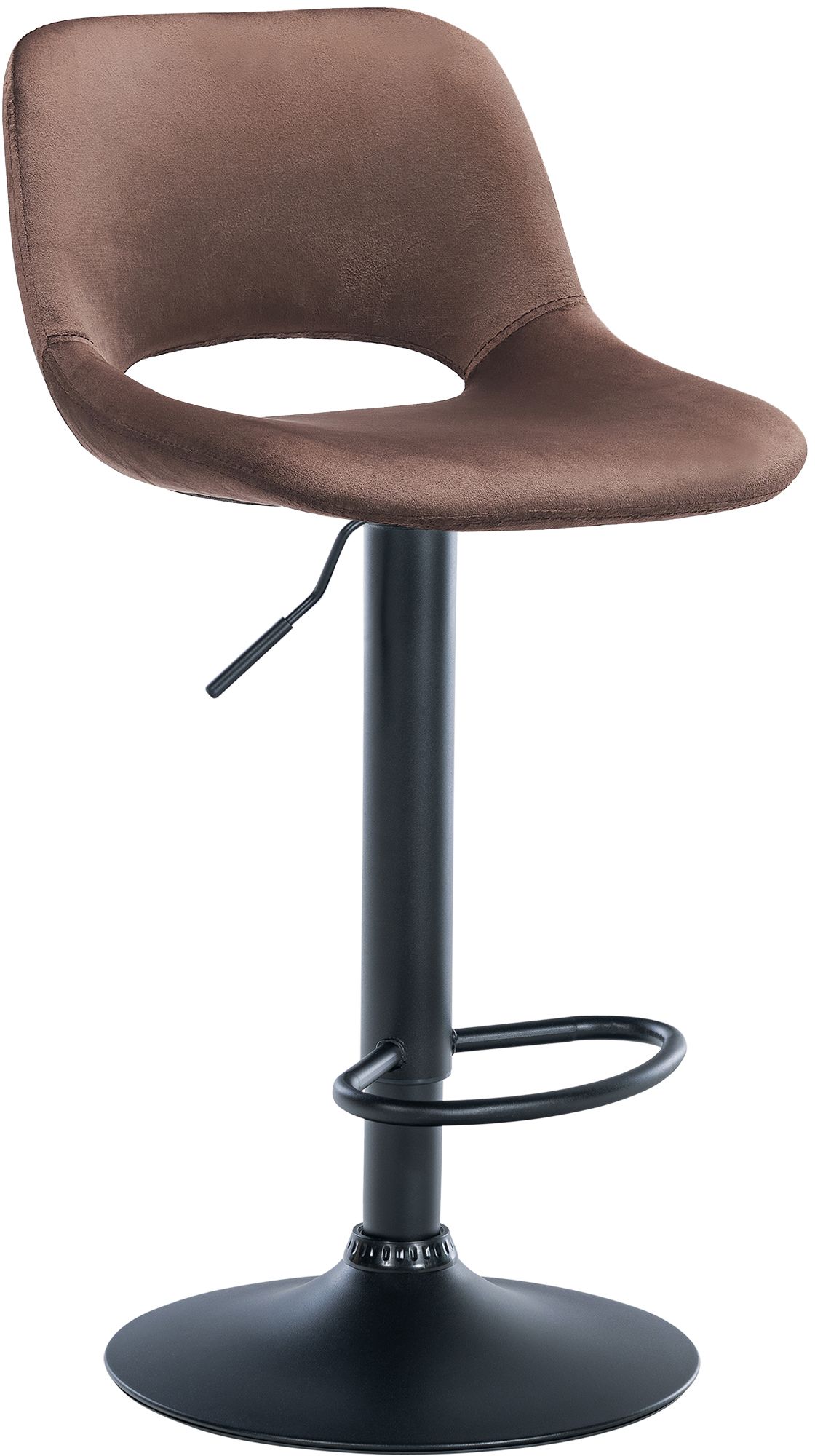 Tabouret de bar Camden velours