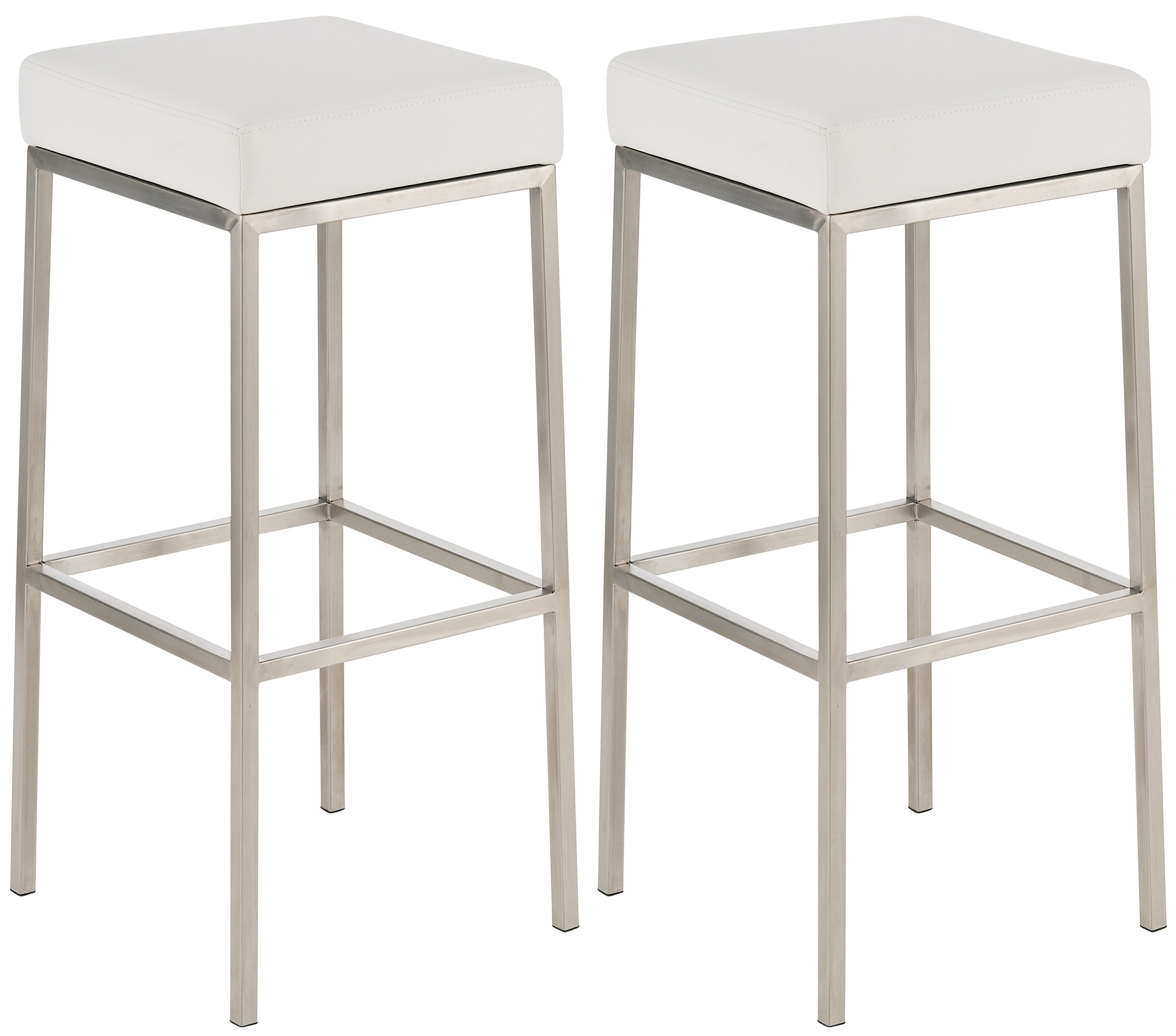 Lot de 2 tabourets de bar Montréal en similicuir