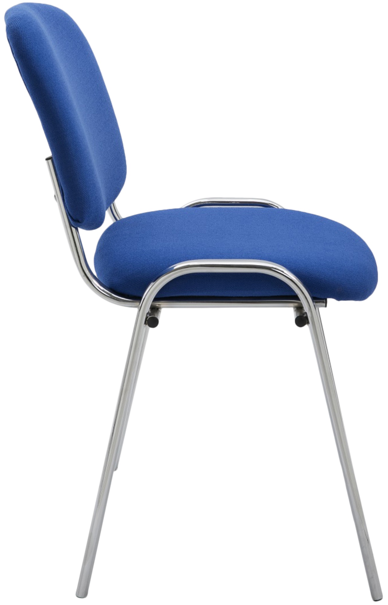 Chaise visiteur Ken support chromé tissu