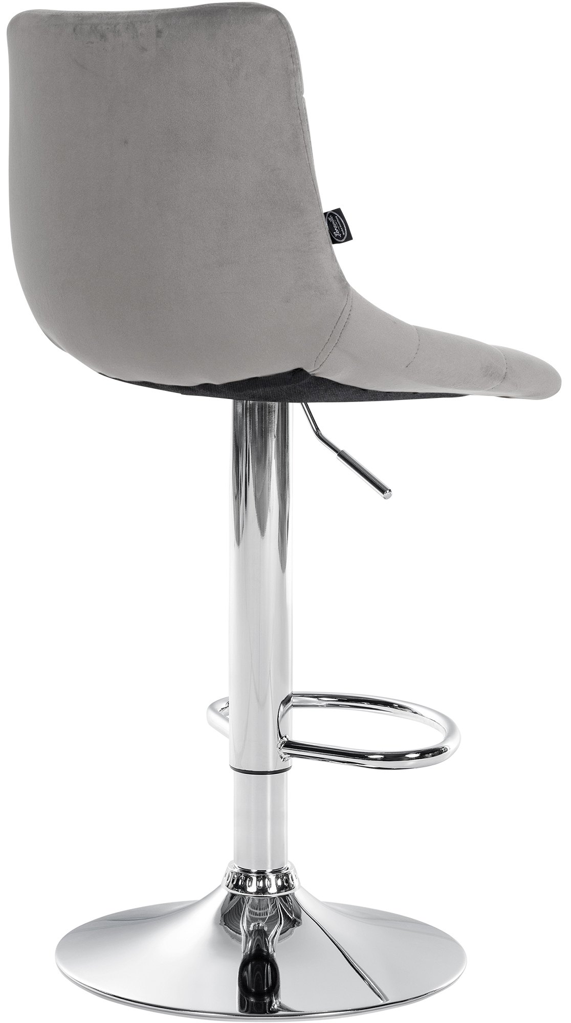 Tabouret de bar Jerry velours