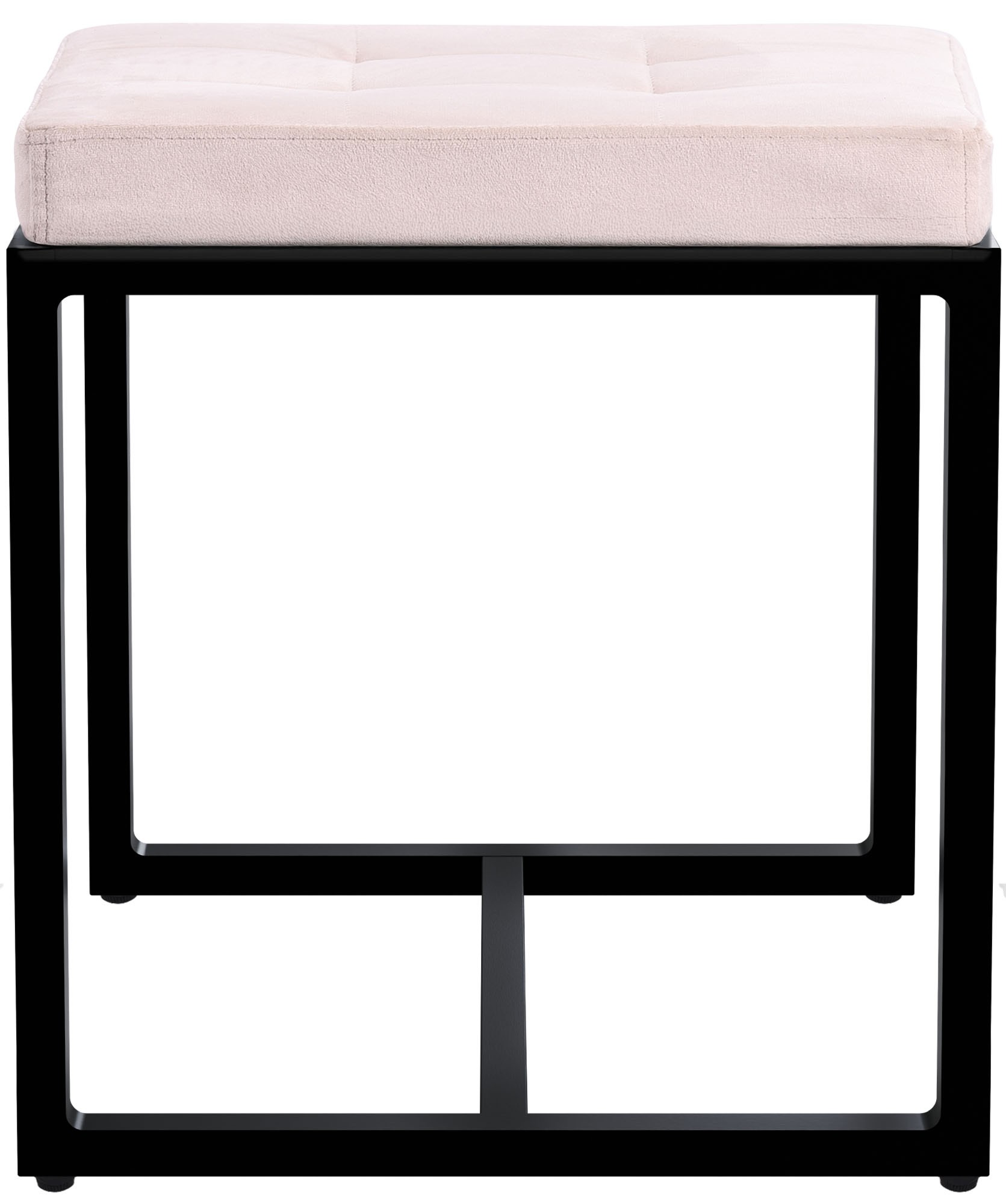 Pouf Barci avec structure noire
