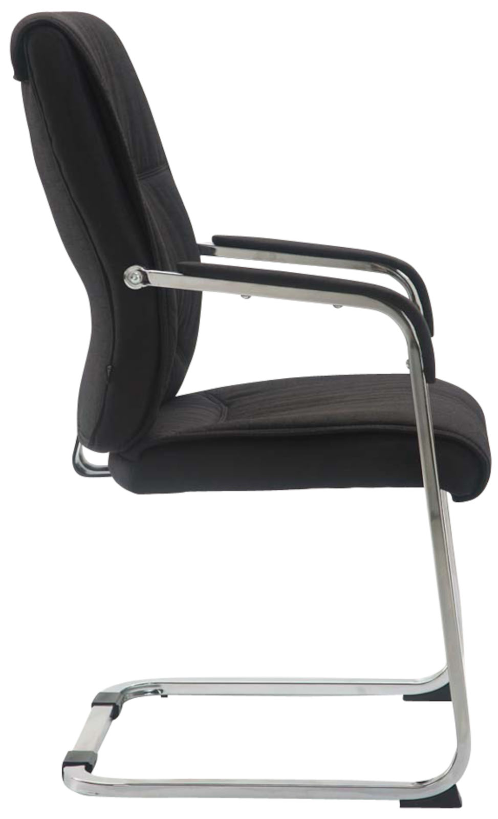 CLP Lot de 2 Chaises Cantilever XXL Anubis en Tissu avec accoudoirs