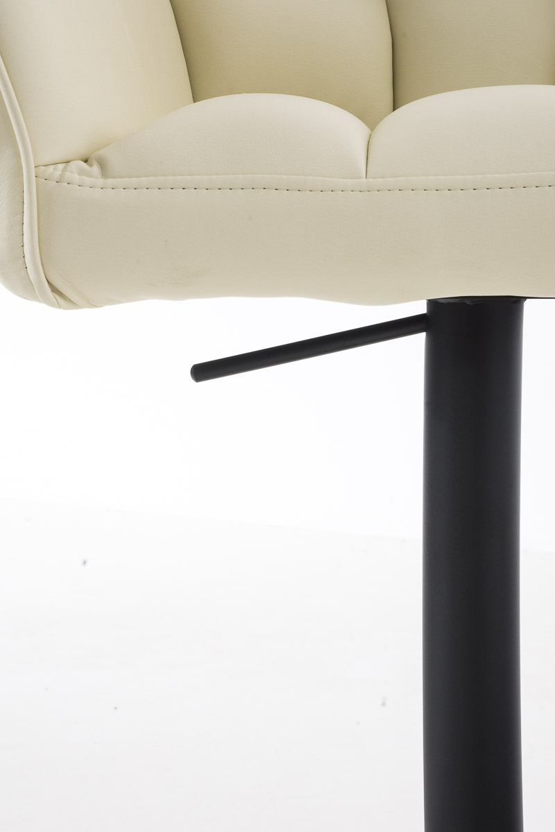 Lot de 2 tabourets de bar Damaso en similicuir