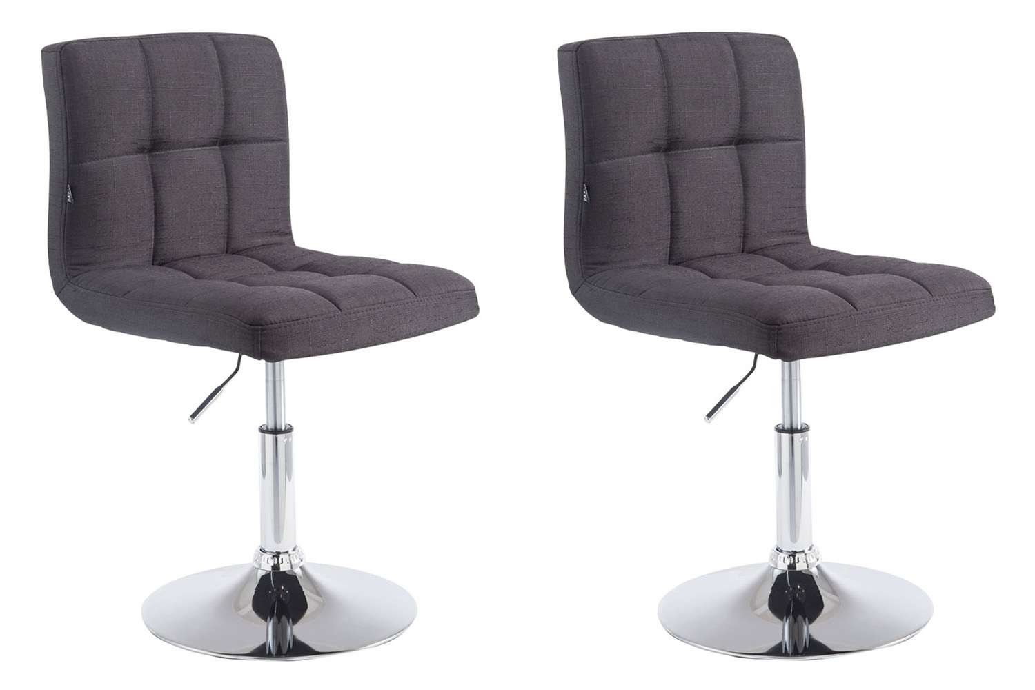 Lot de 2 chaises lounge Palma V2 en tissu