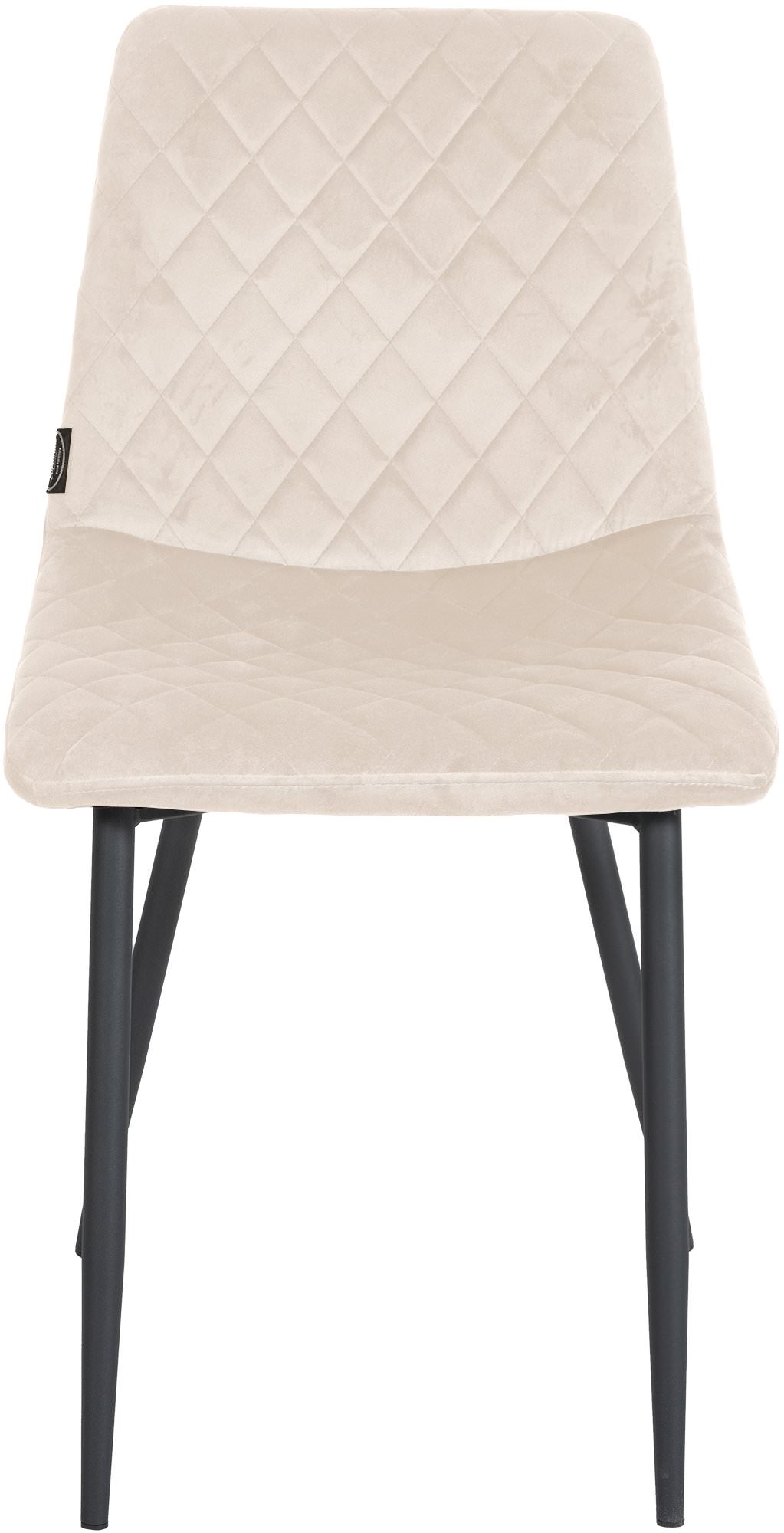 Lot de 4 chaises Telde velours
