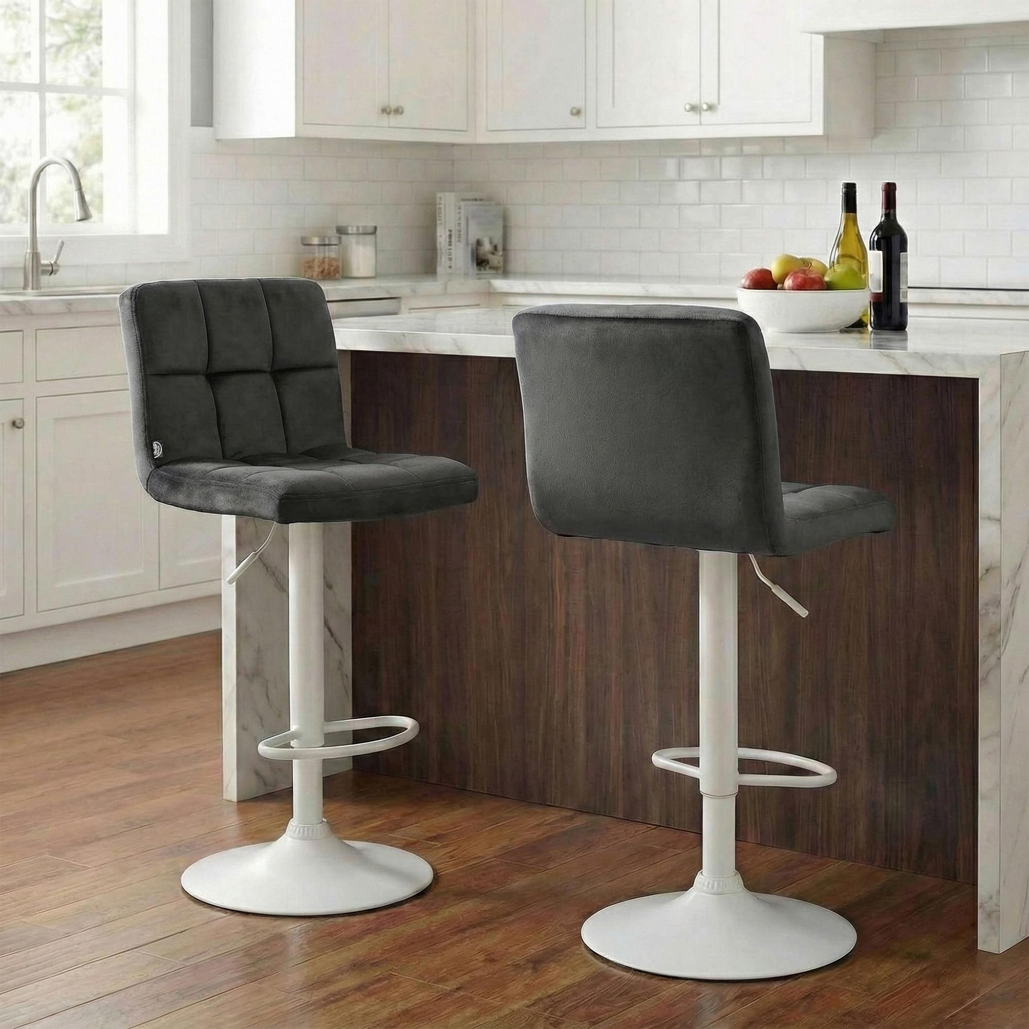 Tabouret de Bar Peru Velours