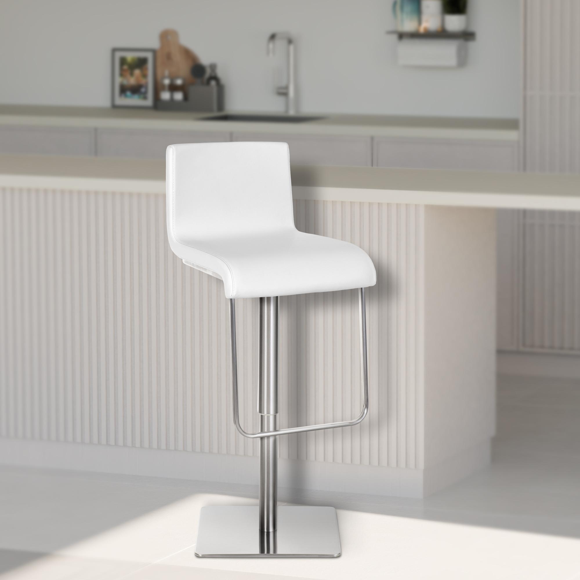 Lot de 2 tabourets de bar Limon en similicuir