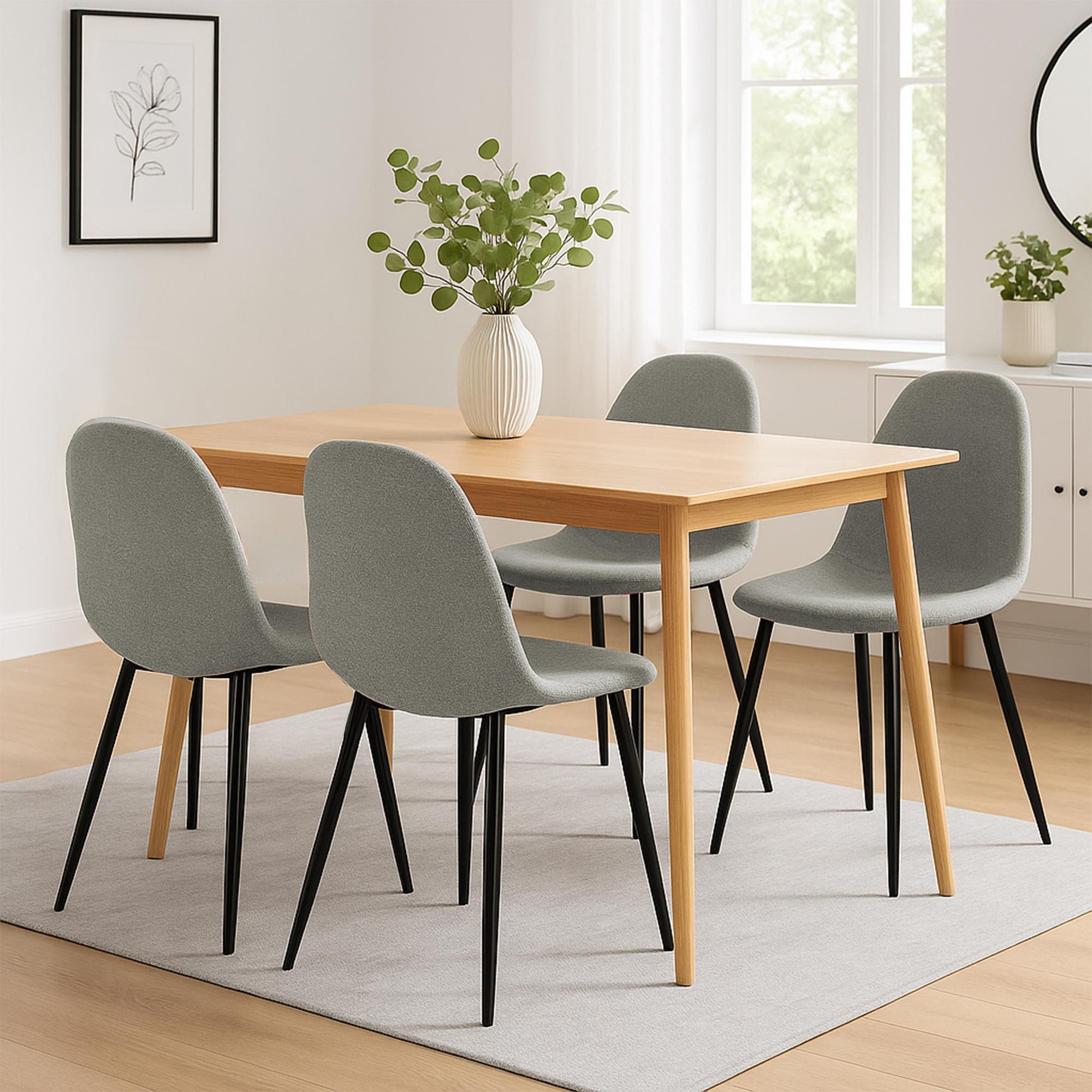 Set de 4 chaises de salle à manger Napier