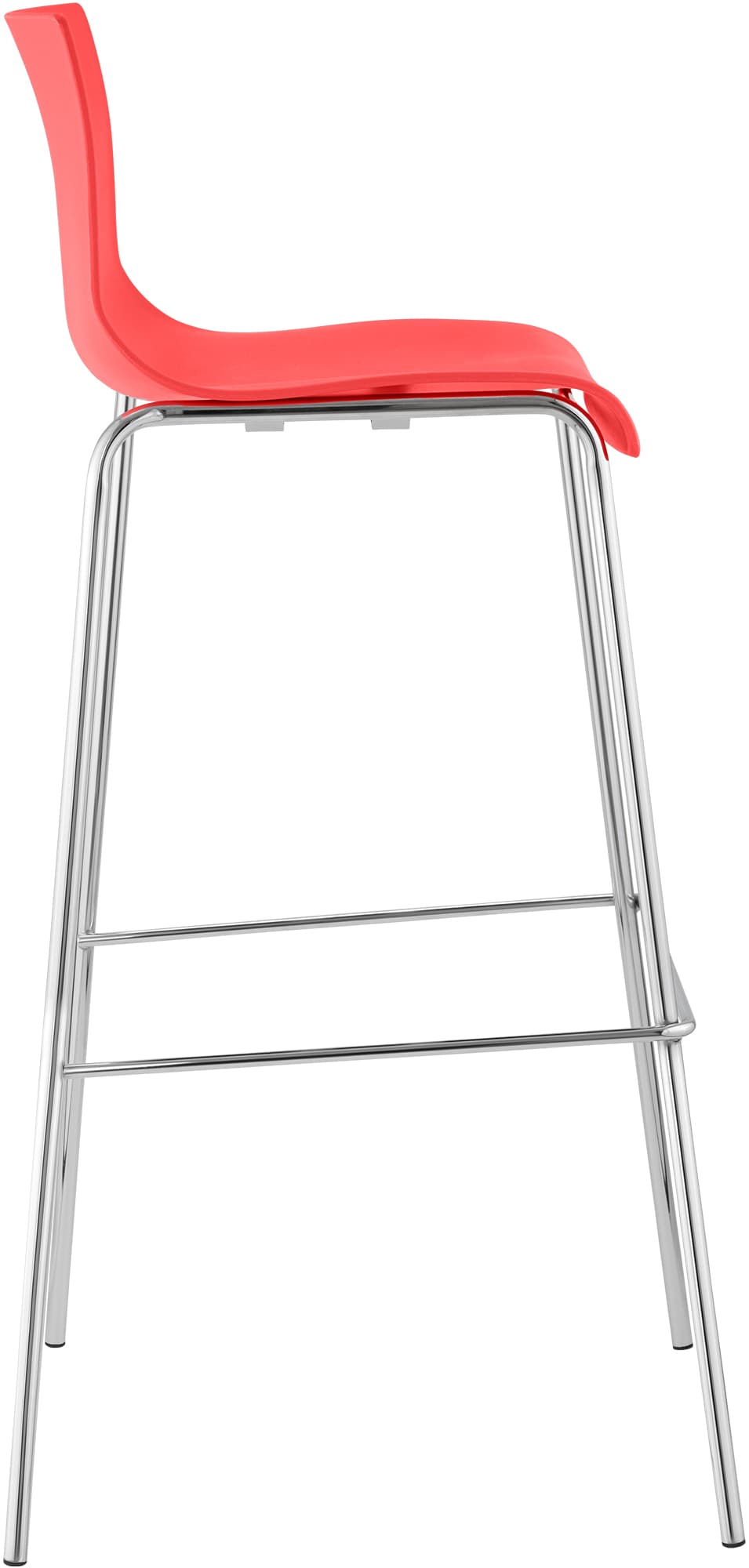Tabouret de Bar Hover Plastique Cadre à 4 Pieds