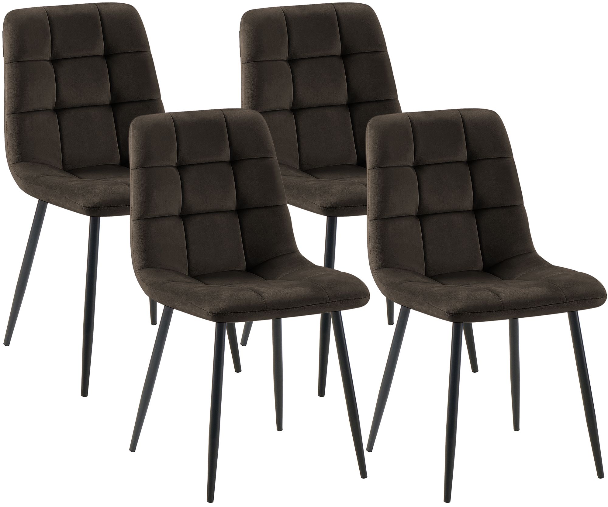 Lot de 4 chaises de salle à manger Tilde