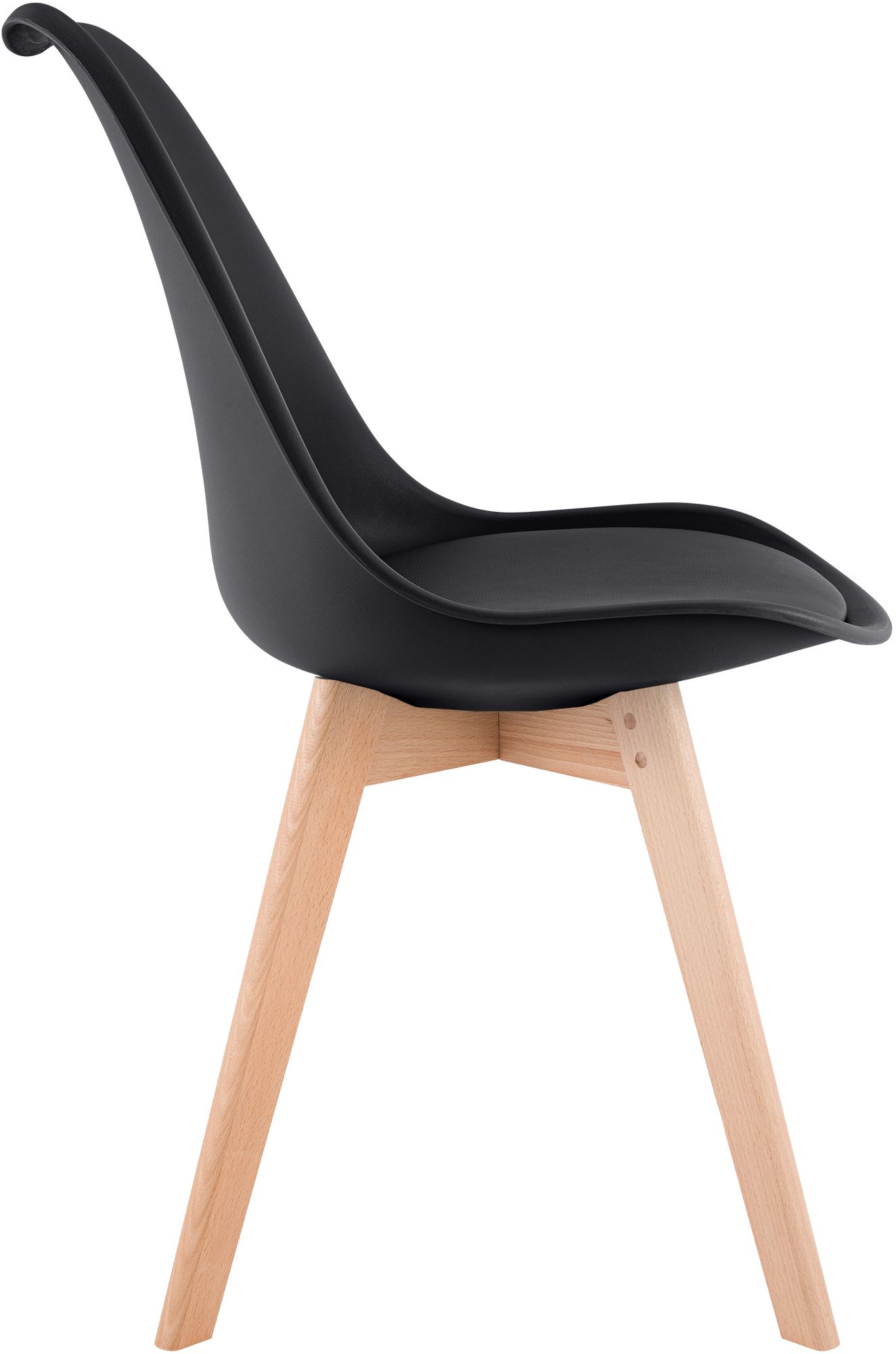 Lot de 4 chaises de salle a manger Linares