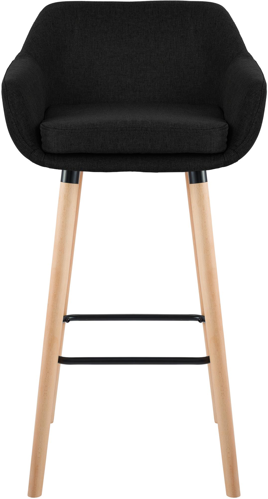 Lot de 2 tabourets de bar Grant en tissu