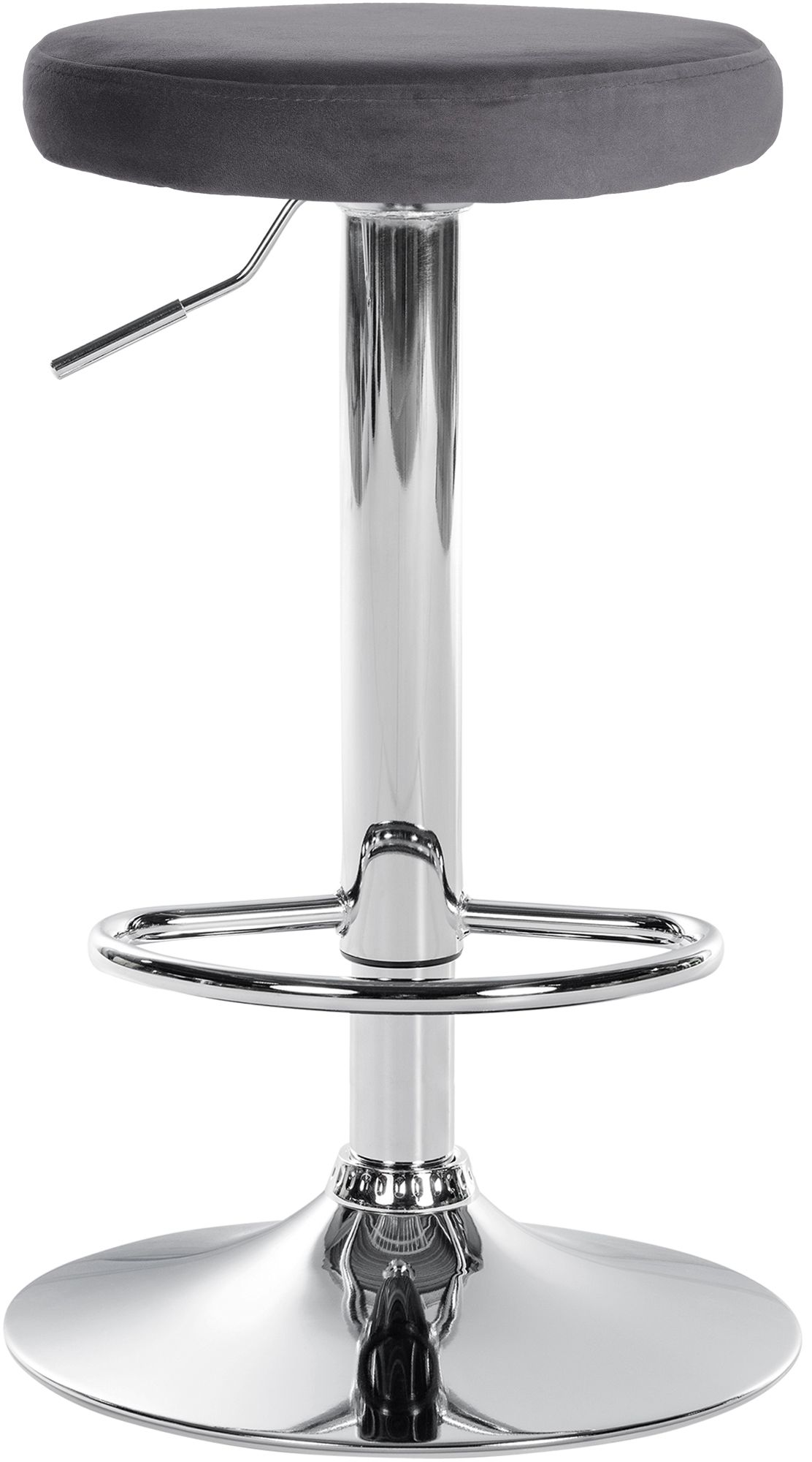 Lot de 2 tabourets de bar Ponte velours