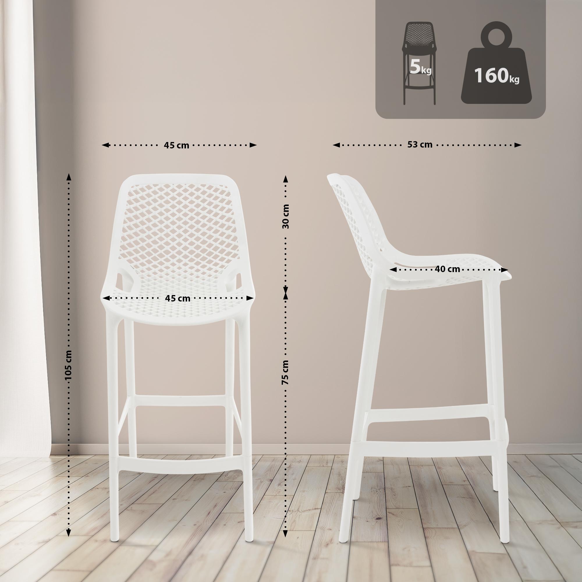 Tabouret de Bar Extérieur Air