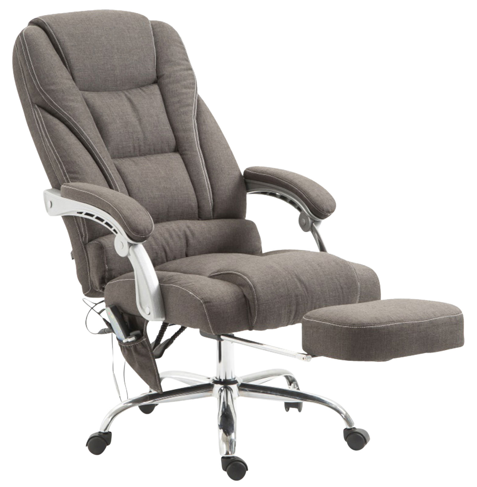 Fauteuil de bureau Pacific avec fonction massage tissu