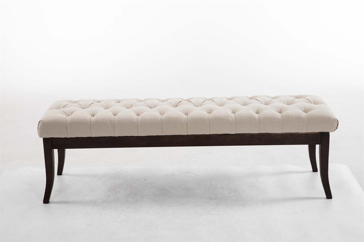 Banc Ramses tissu antique sombre