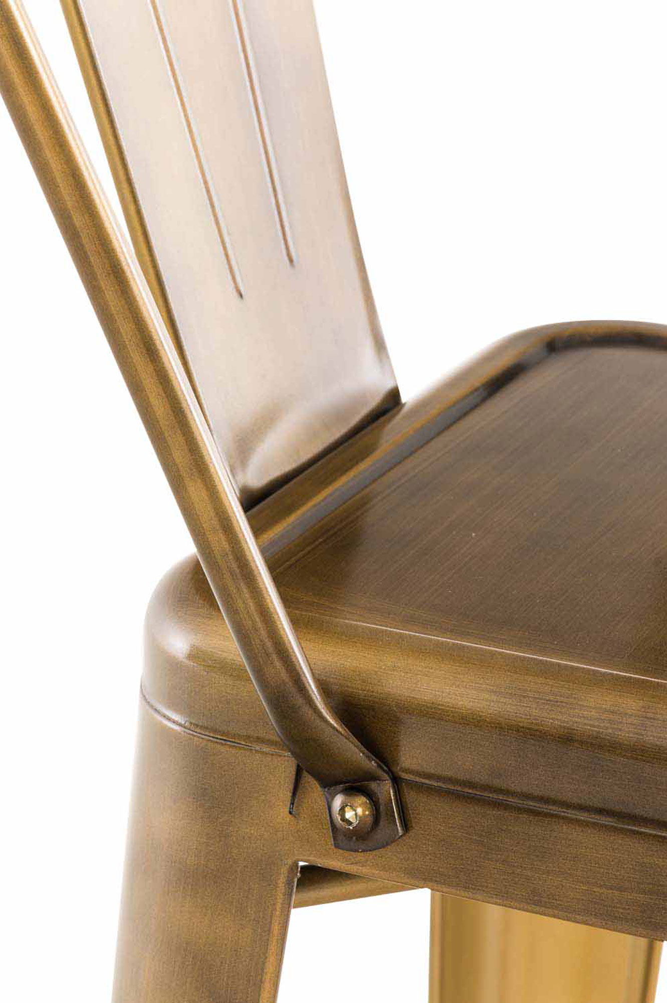 Lot de 4 tabourets de bar Design Aiden