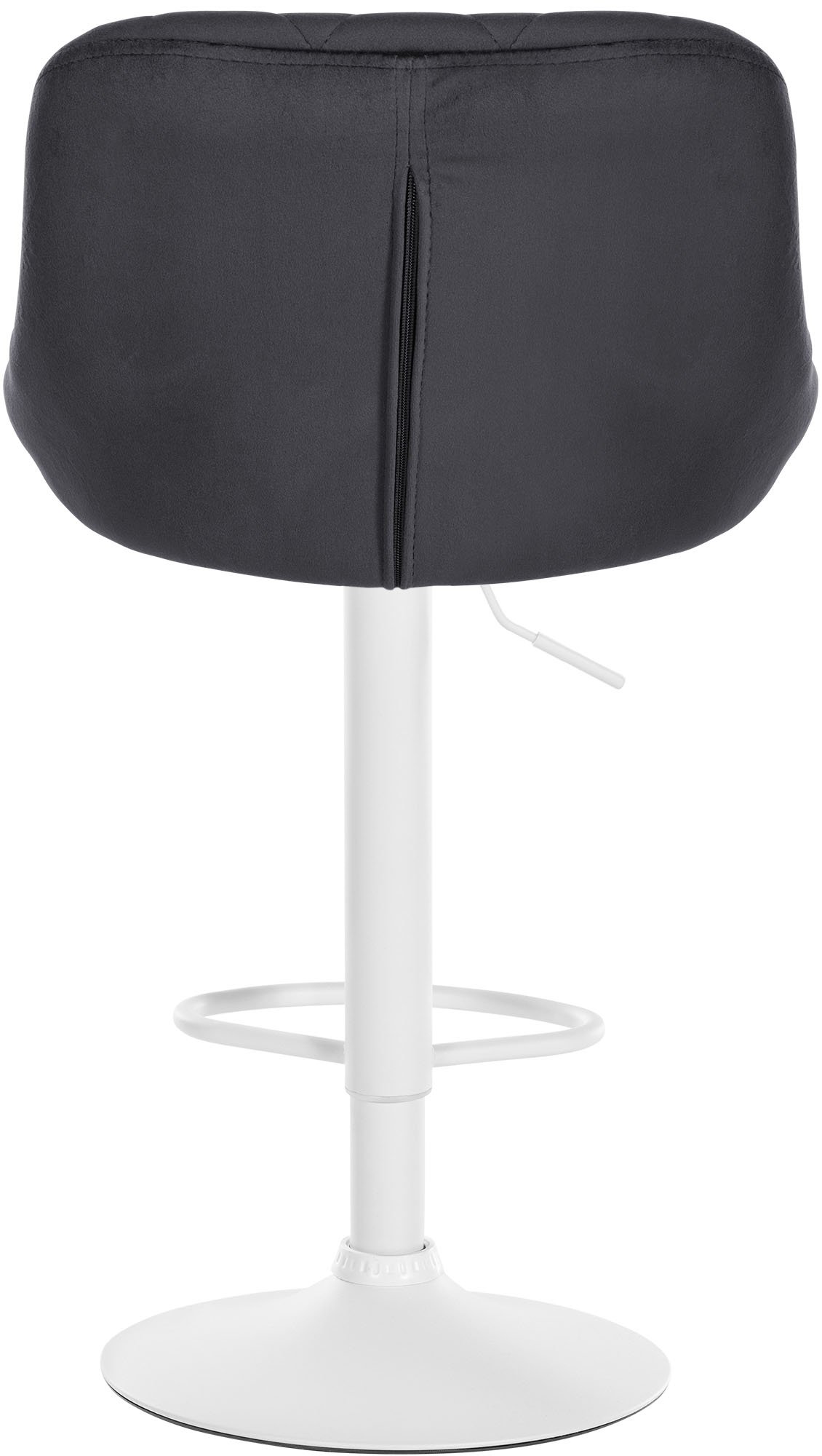Lot de 2 tabourets de bar Lazio velours