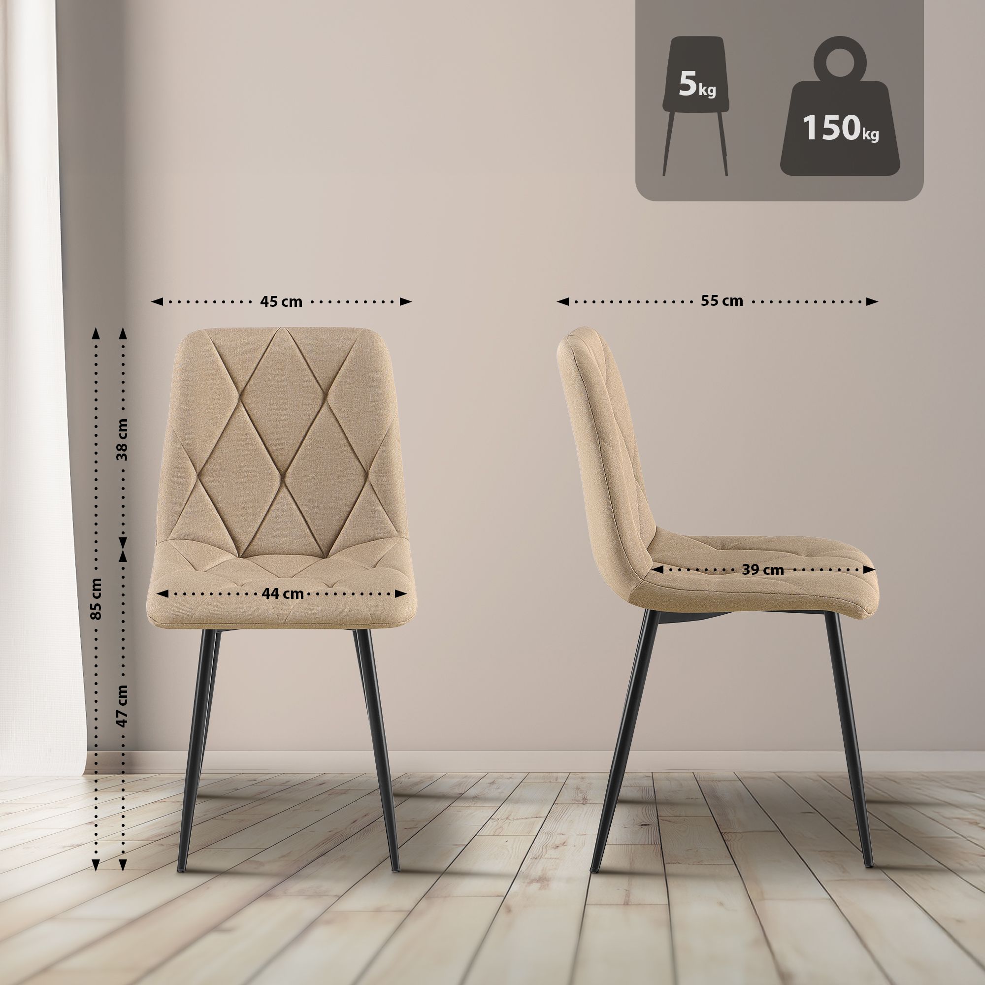 Chaise de salle à manger Clairton