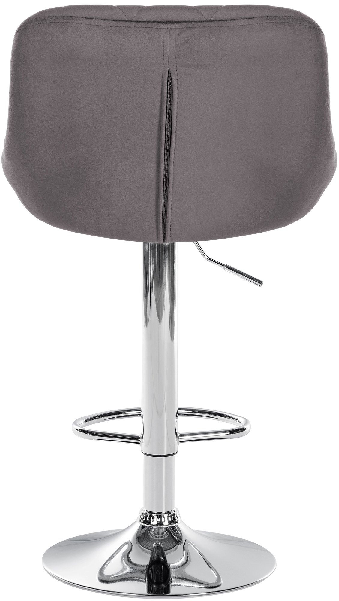Lot de 2 tabourets de bar Lazio velours