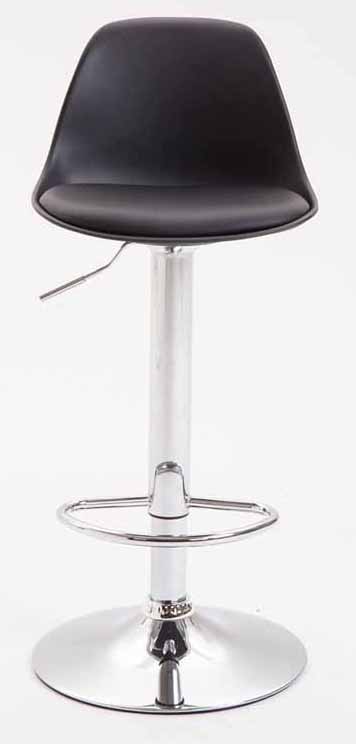 Lot de 2 tabourets de bar Kiel similicuir et coque en plastique