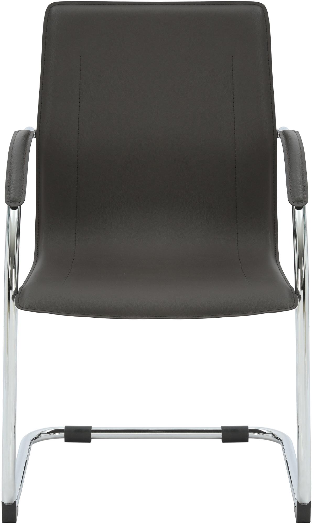 Chaise cantilever Noeleen en simili cuir