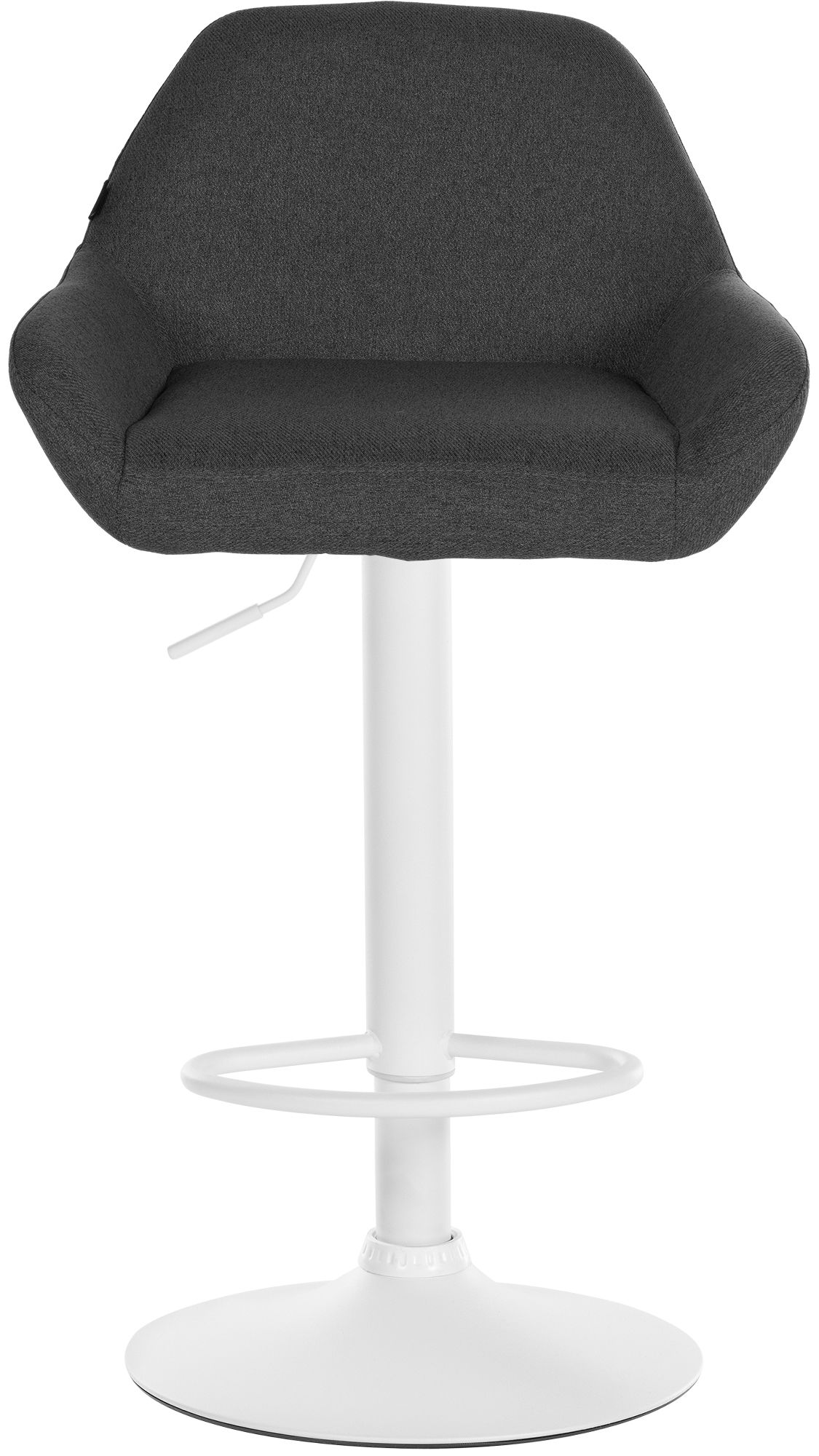 Lot de 2 tabourets de bar Braga en tissu