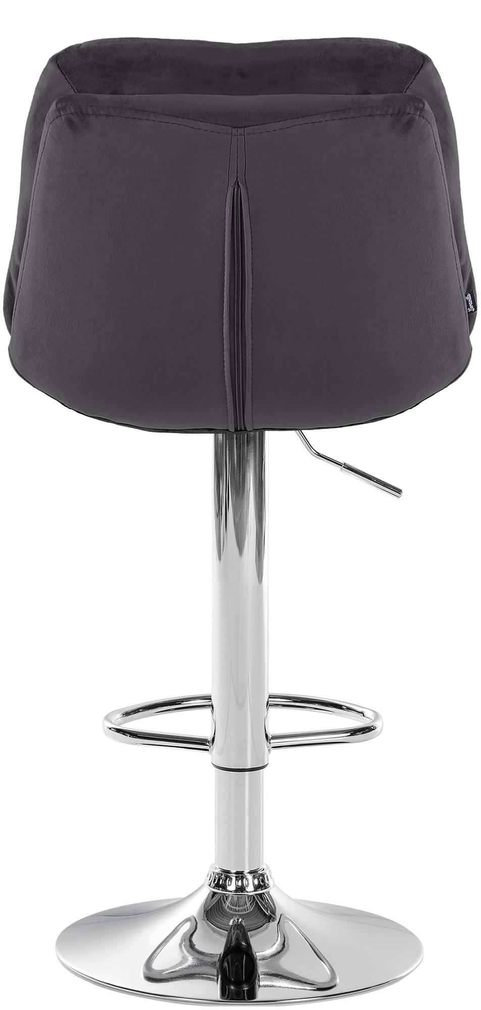 Tabouret de bar Laurel velours