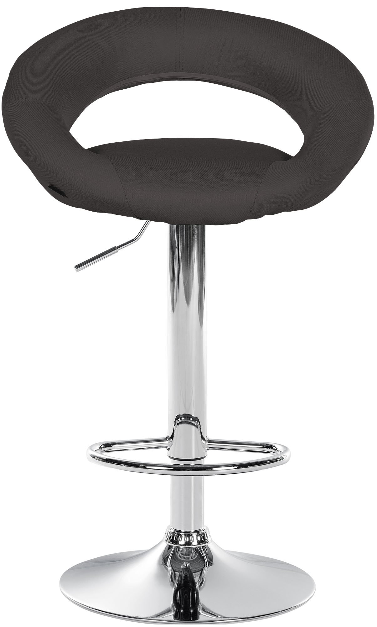 Lot de 2 tabourets de bar Olinda tissu