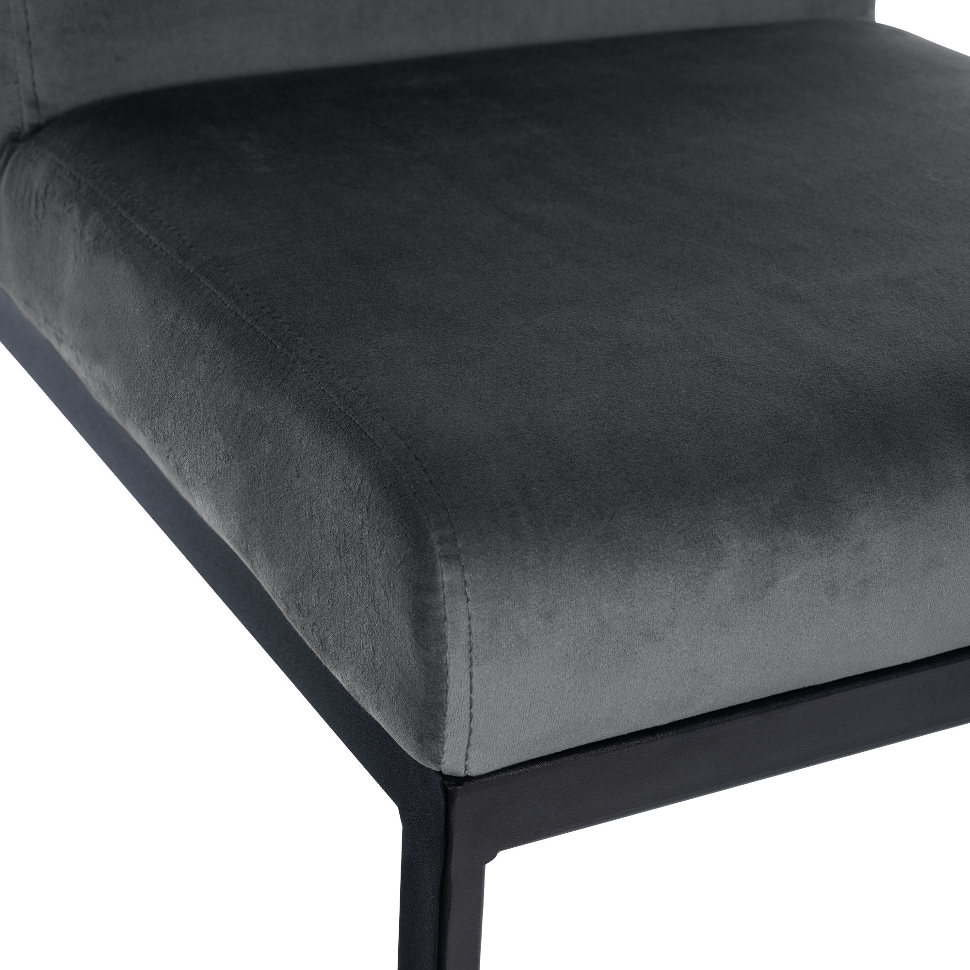 Tabouret de bar Hopewell velours