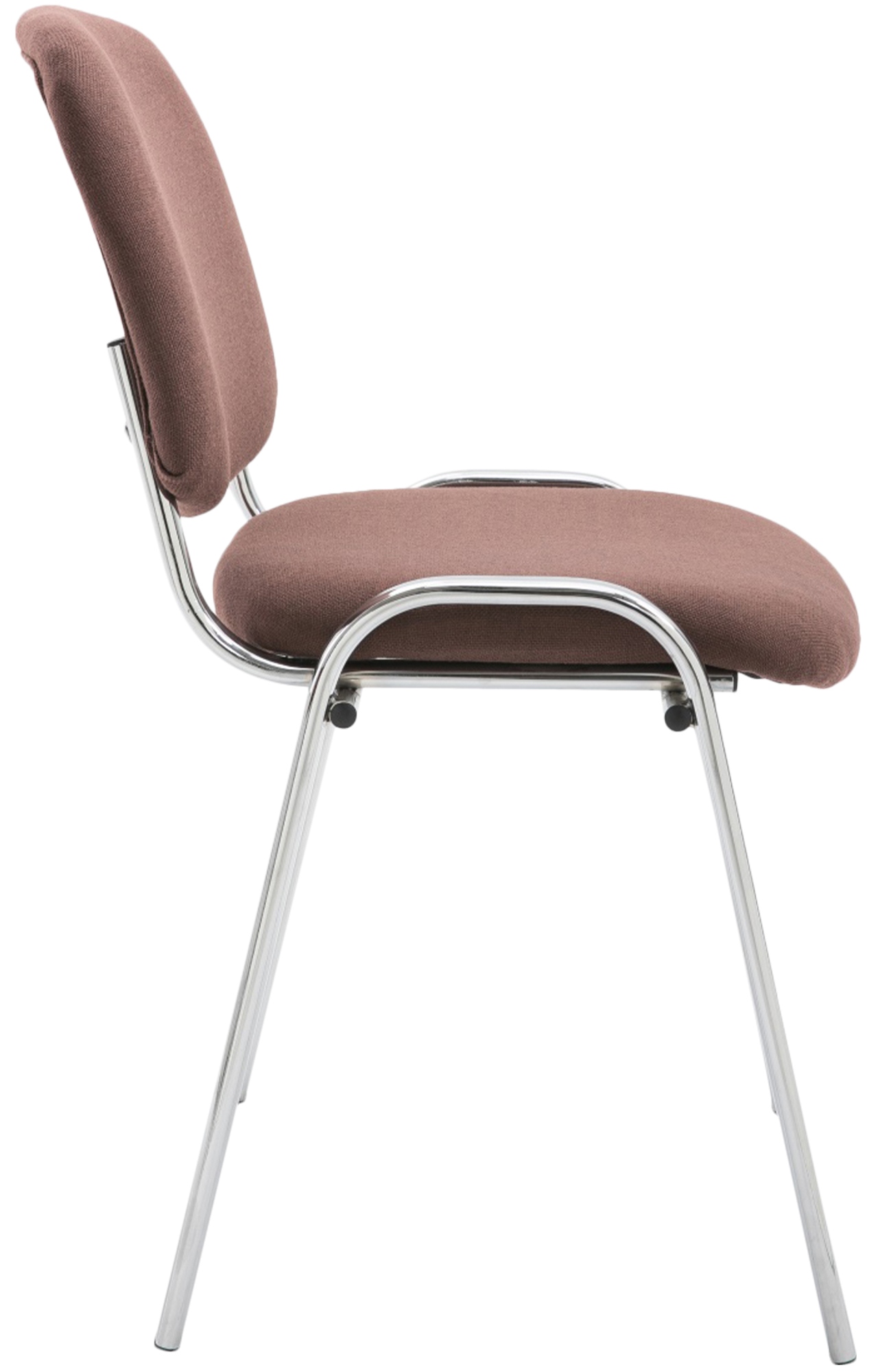 Chaise visiteur Ken support chromé tissu