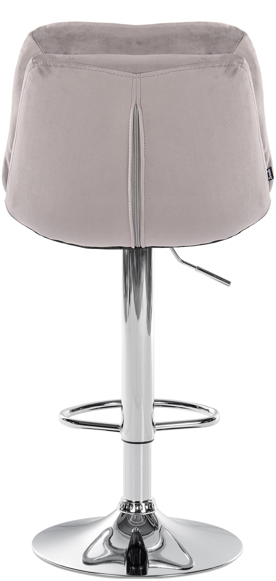 Tabouret de bar Laurel velours