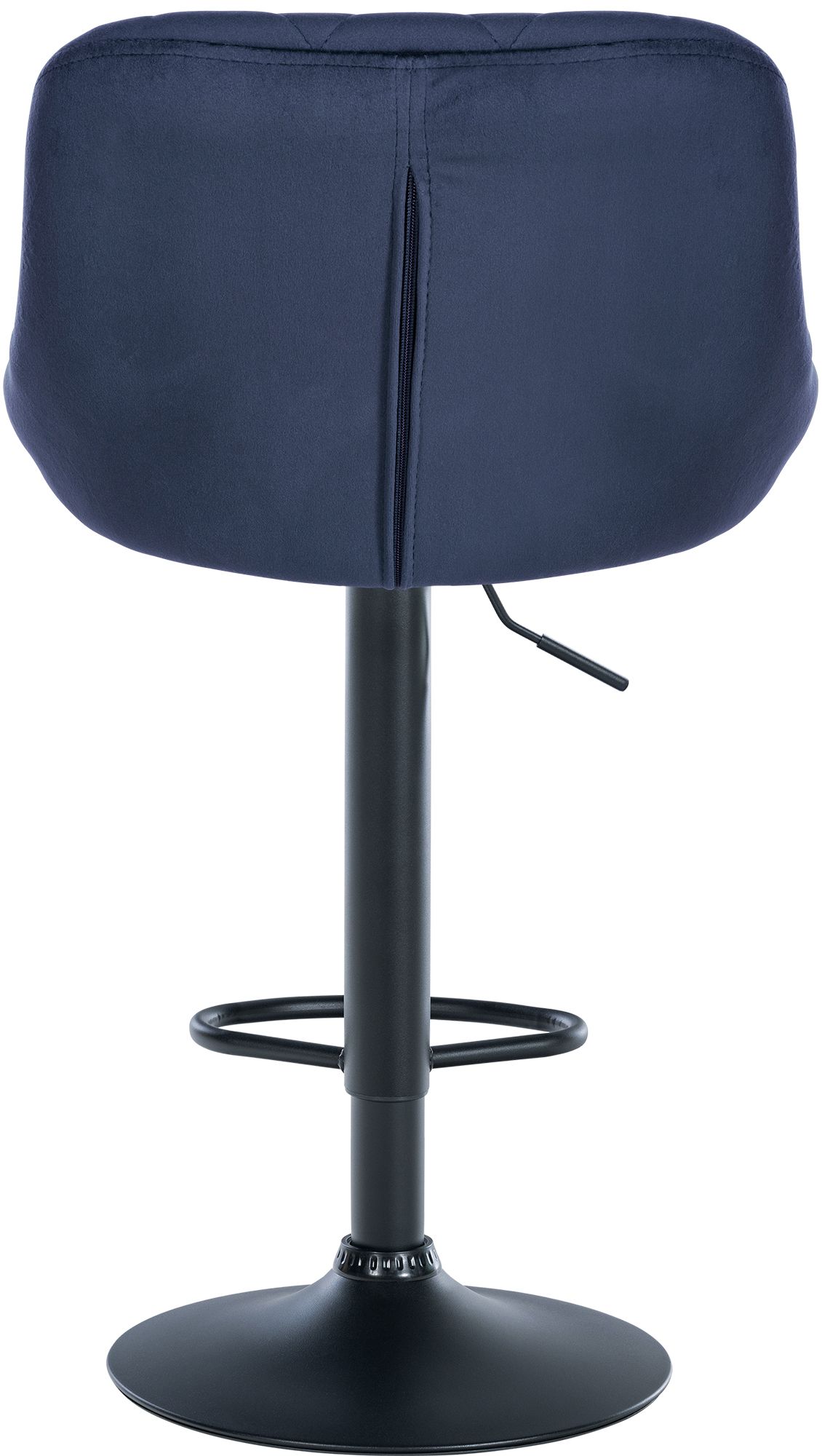 Lot de 2 tabourets de bar Lazio velours