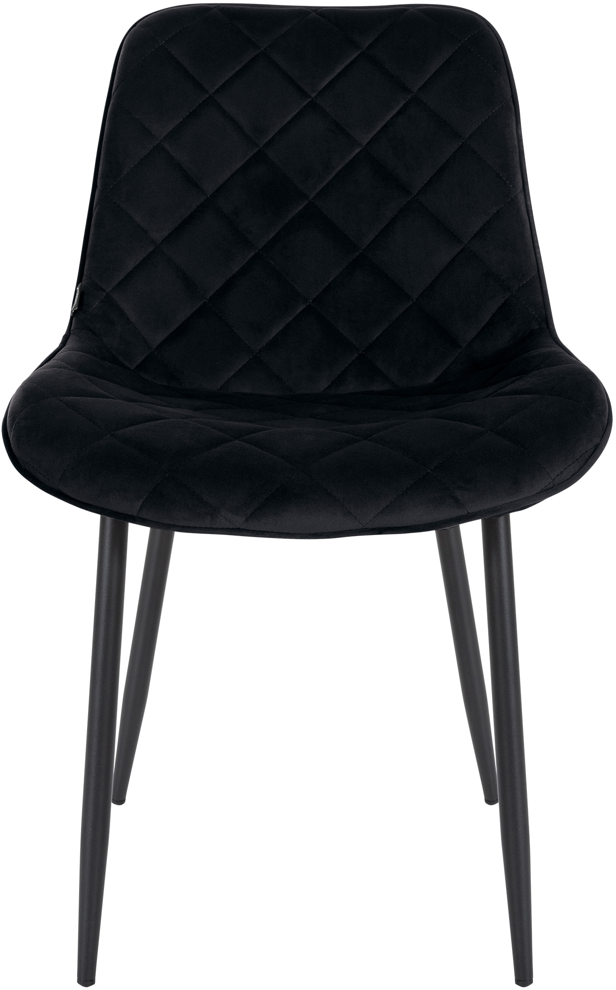 Lot de 4 chaises Springs velours